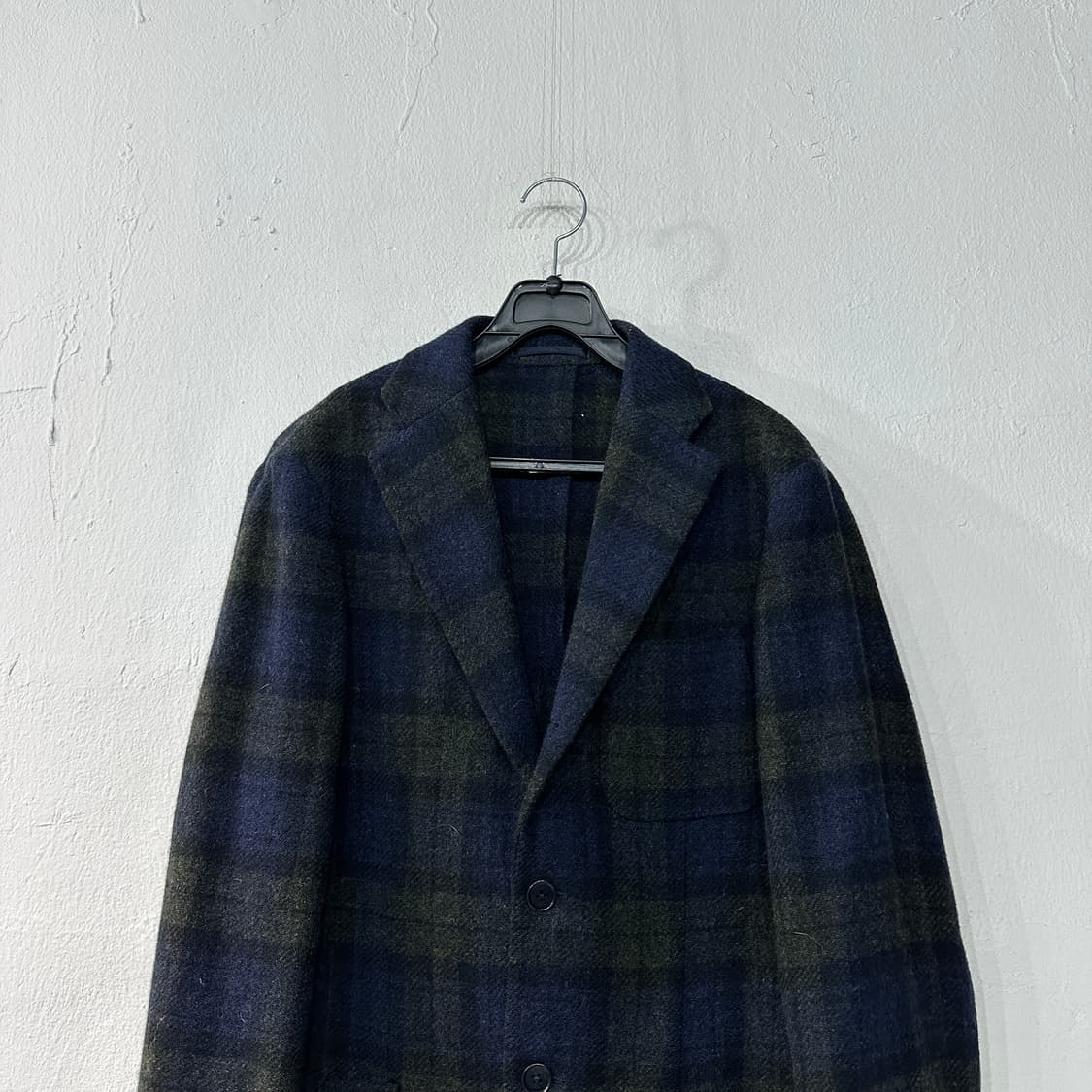 BEAMS 빔즈 체크 울자켓 44 상품이미지2