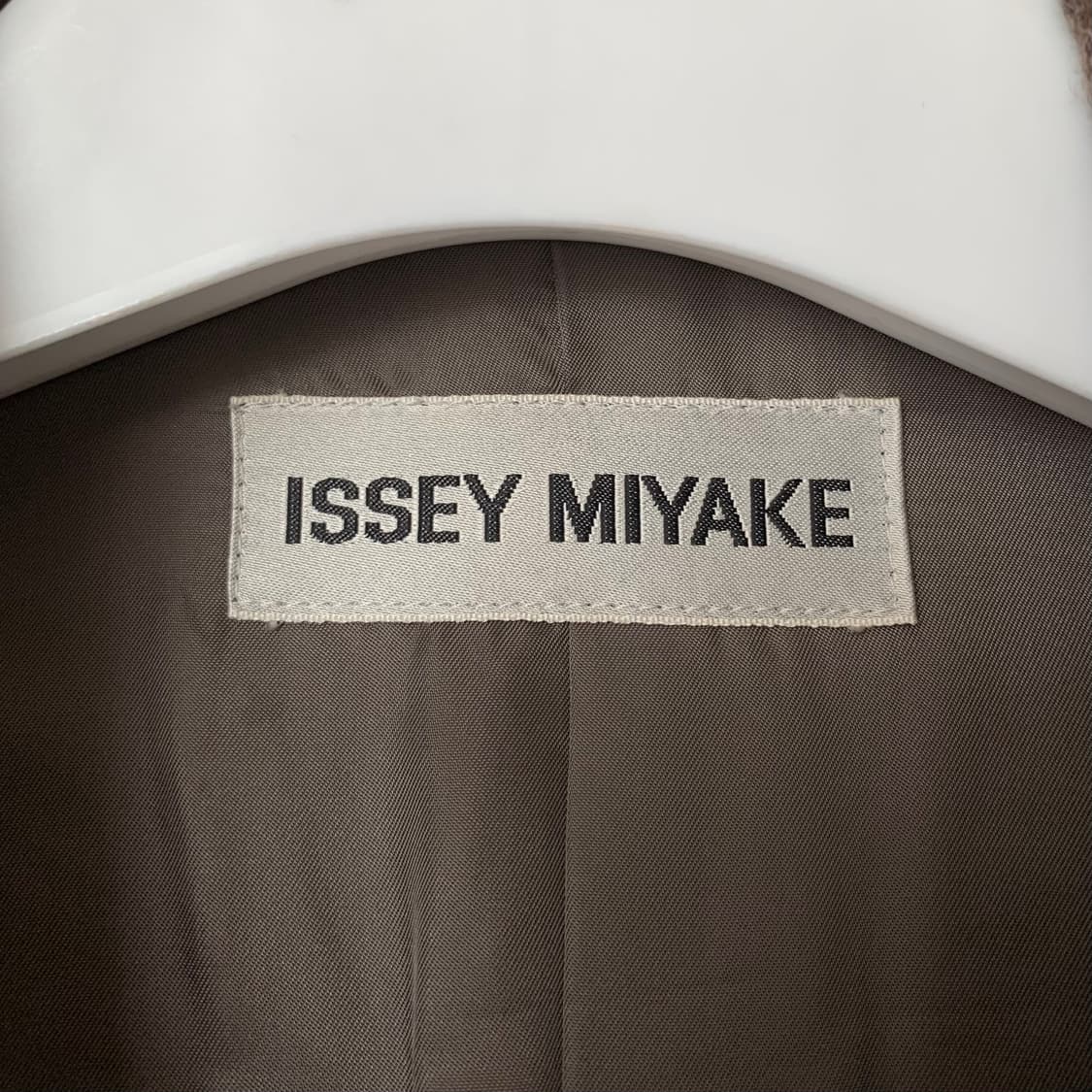 이세이 미야케 브라운 패널 울 자켓 블레이저 상품이미지7