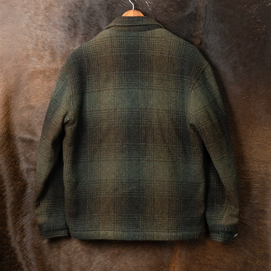 [100] 90s~ 캘빈클라인 CKJ 울 체크 블루종  상품이미지5