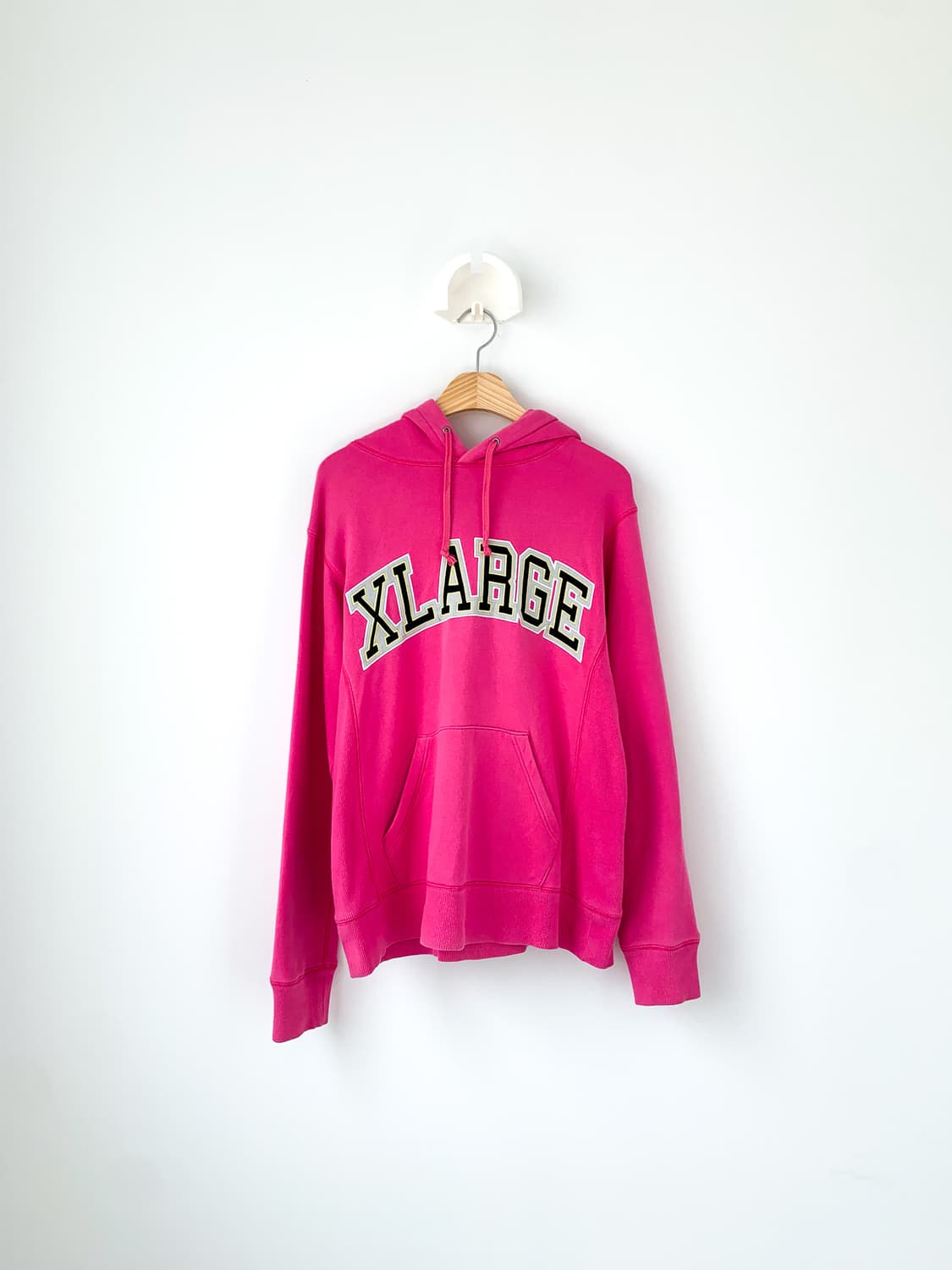 100 엑스라지 핑크 빈티지 후드티  상품이미지1