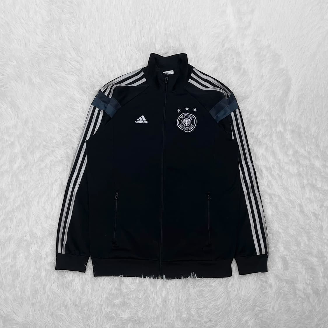 아디다스 독일 트랙탑 져지 블랙 실버 상품이미지2