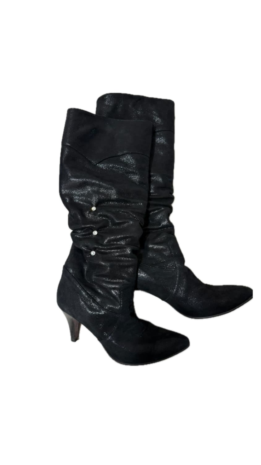 블랙 셔링 스터드 부츠 245 상품이미지1