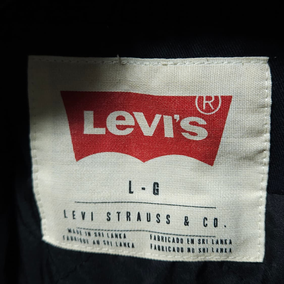 L ) 레어템 리바이스 남성 화이트 라벨 블루종 상품이미지4