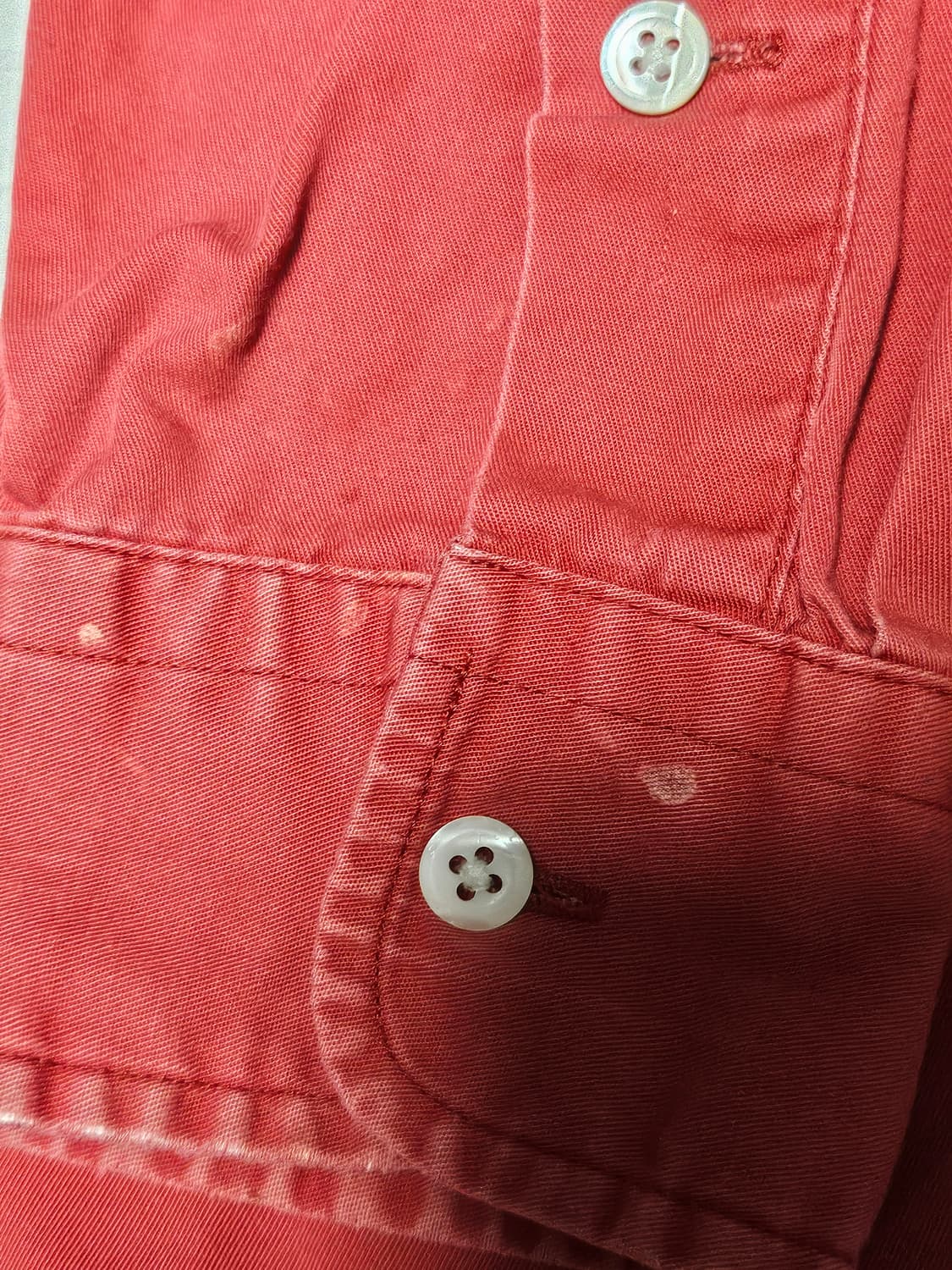 폴로랄프로렌 구형 국내생산 셔츠 버건디 95 상품이미지4