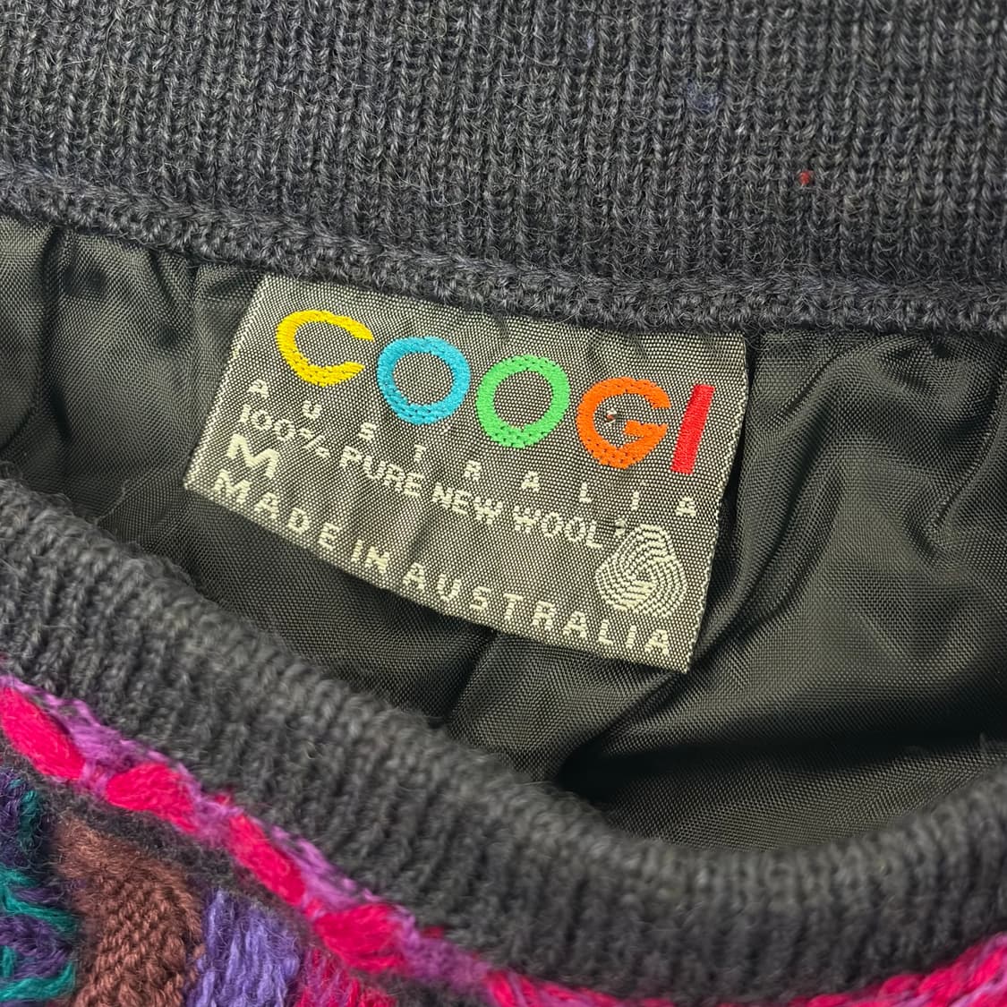 쿠지 패턴 니트 스커트 치마 상품이미지5