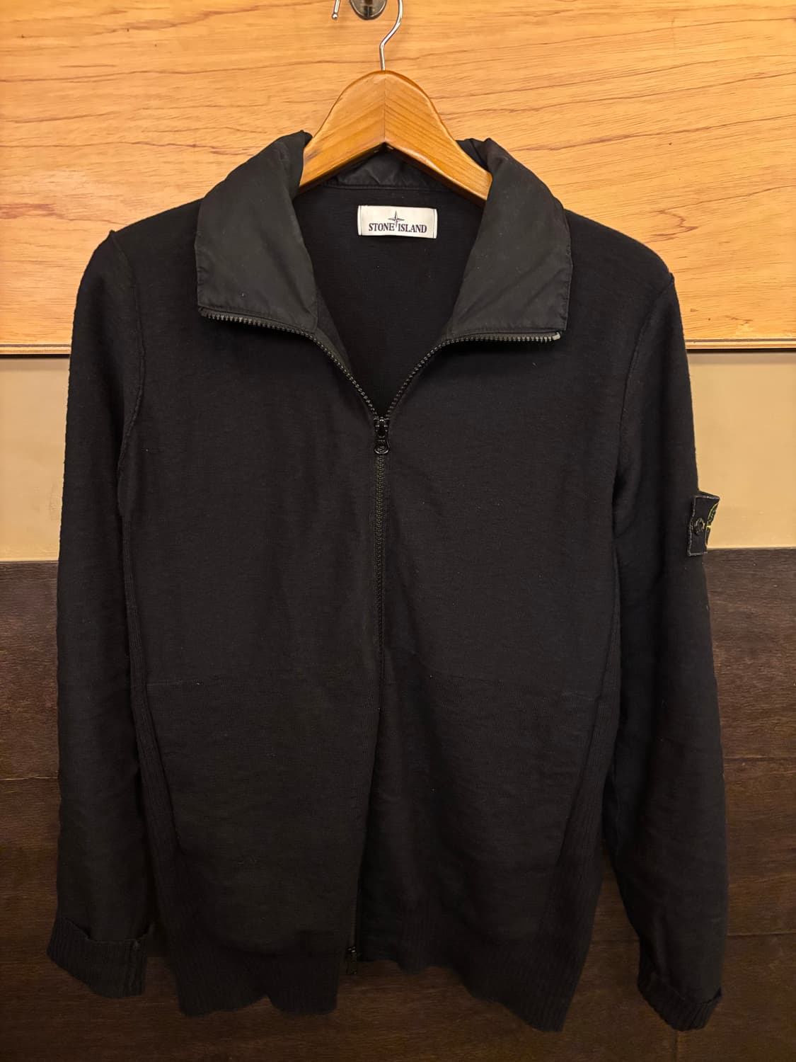 스톤 니트 집업 상품이미지1