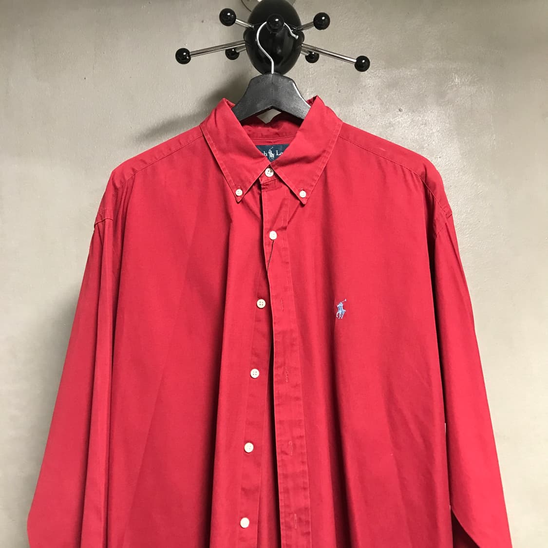 폴로 랄프로렌 셔츠 레드 L 상품이미지2