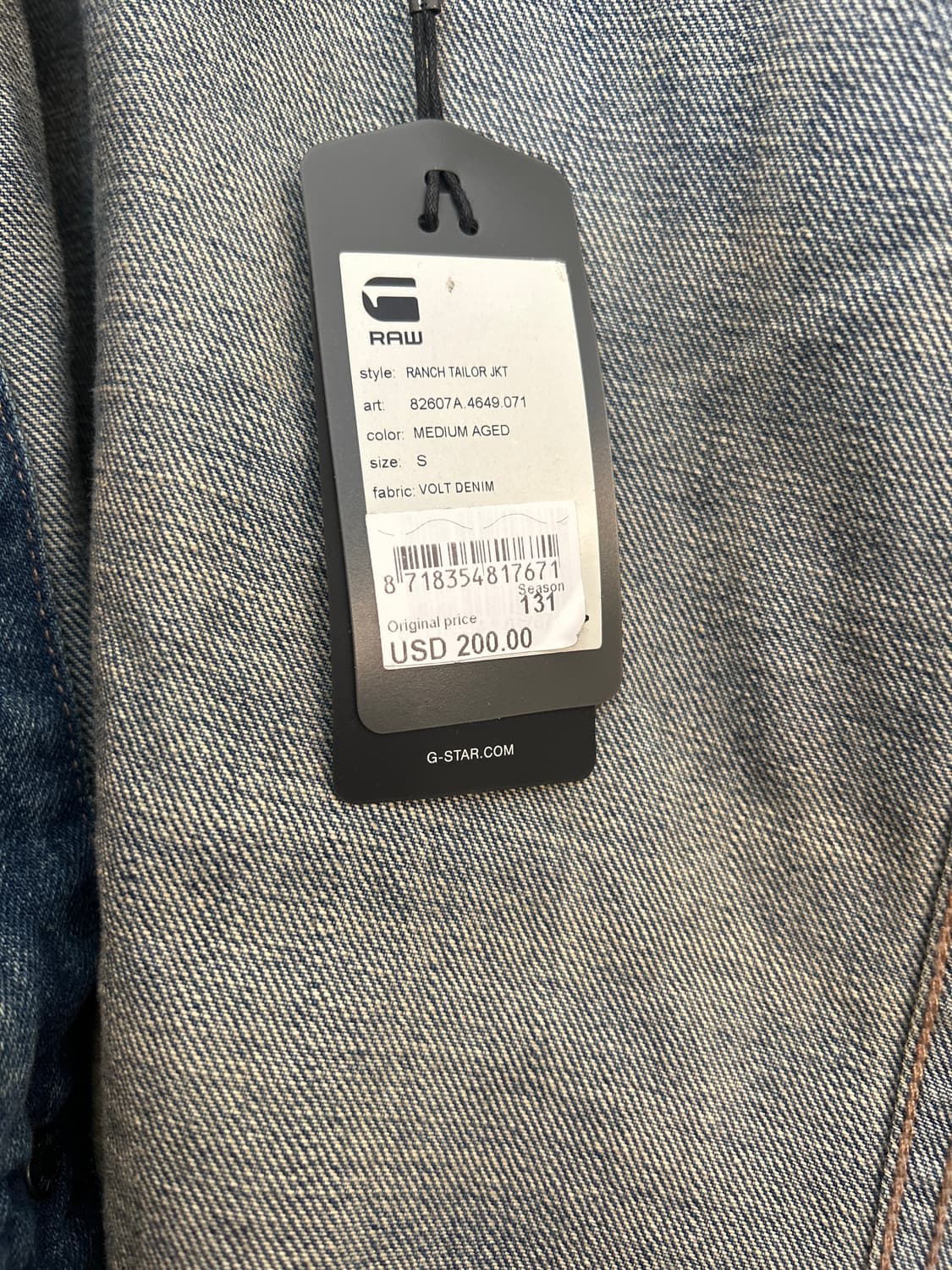 G-star raw type2 신치백 데님 자켓 상품이미지3