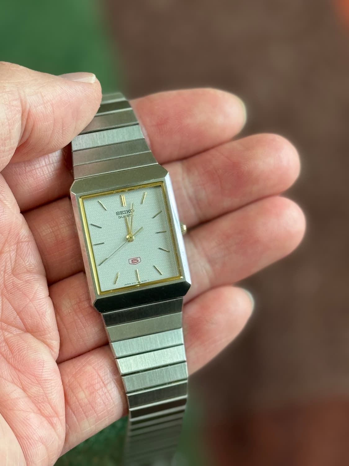 70s Seiko 5 tank quartz rare 상품이미지6