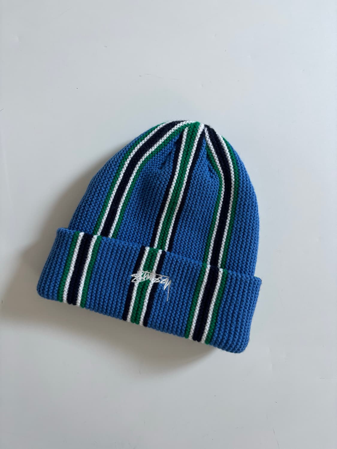 Stussy 스투시 버티컬 스트라이프 커프 비니 상품이미지2