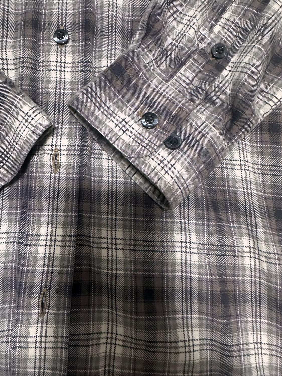 휠라 빈티지 체크 셔츠 상품이미지5