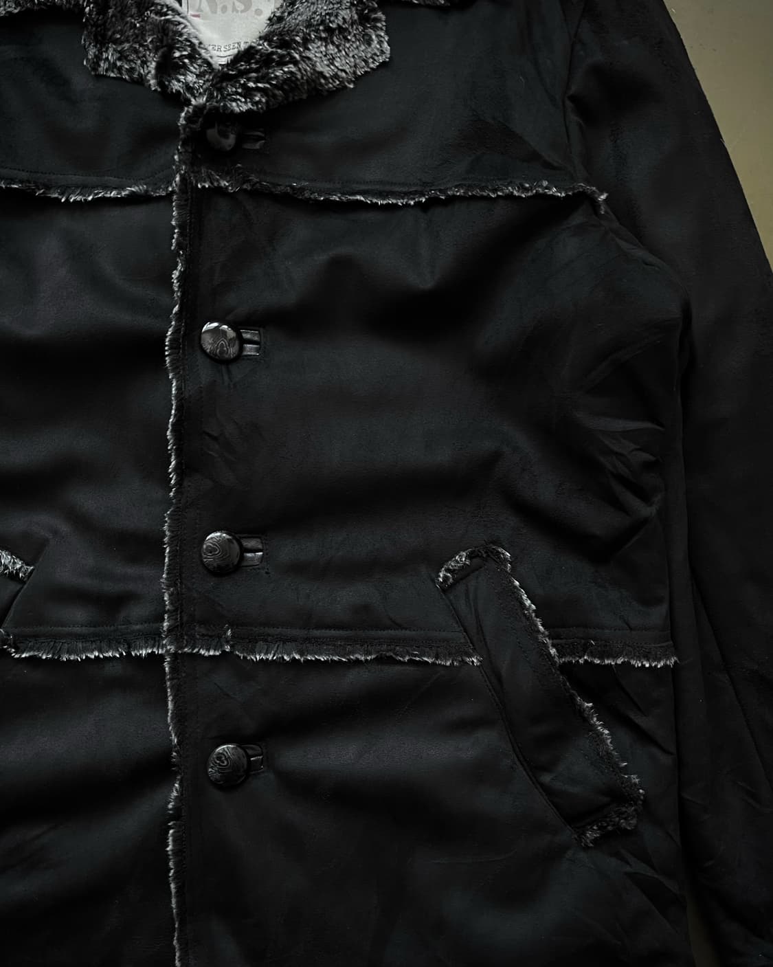 90-00s Never Seen Thing V-Kei Fur Jacket 상품이미지5