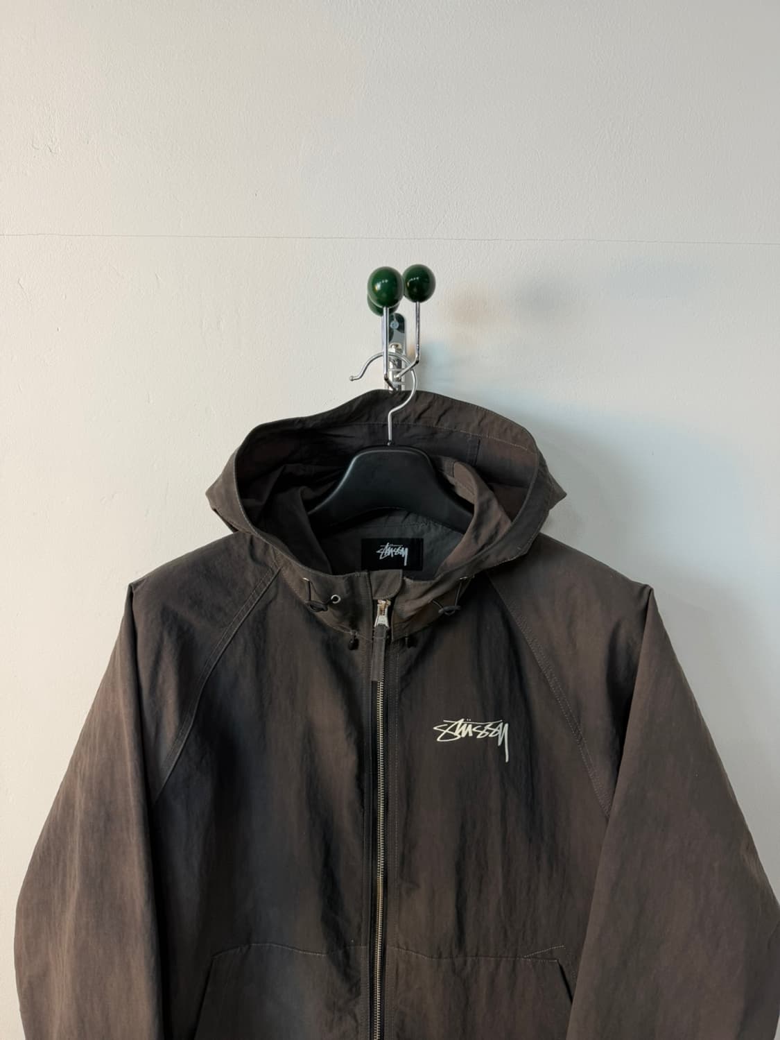 스투시 웨이브 다이 비치 쉘 자켓  상품이미지3