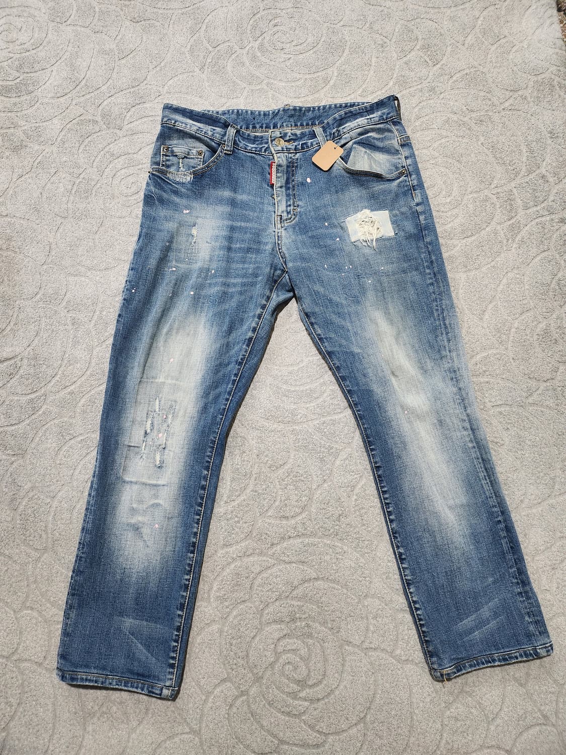 디스퀘어드2(DSQUARED2) 페인팅 워싱 데님 상품이미지1