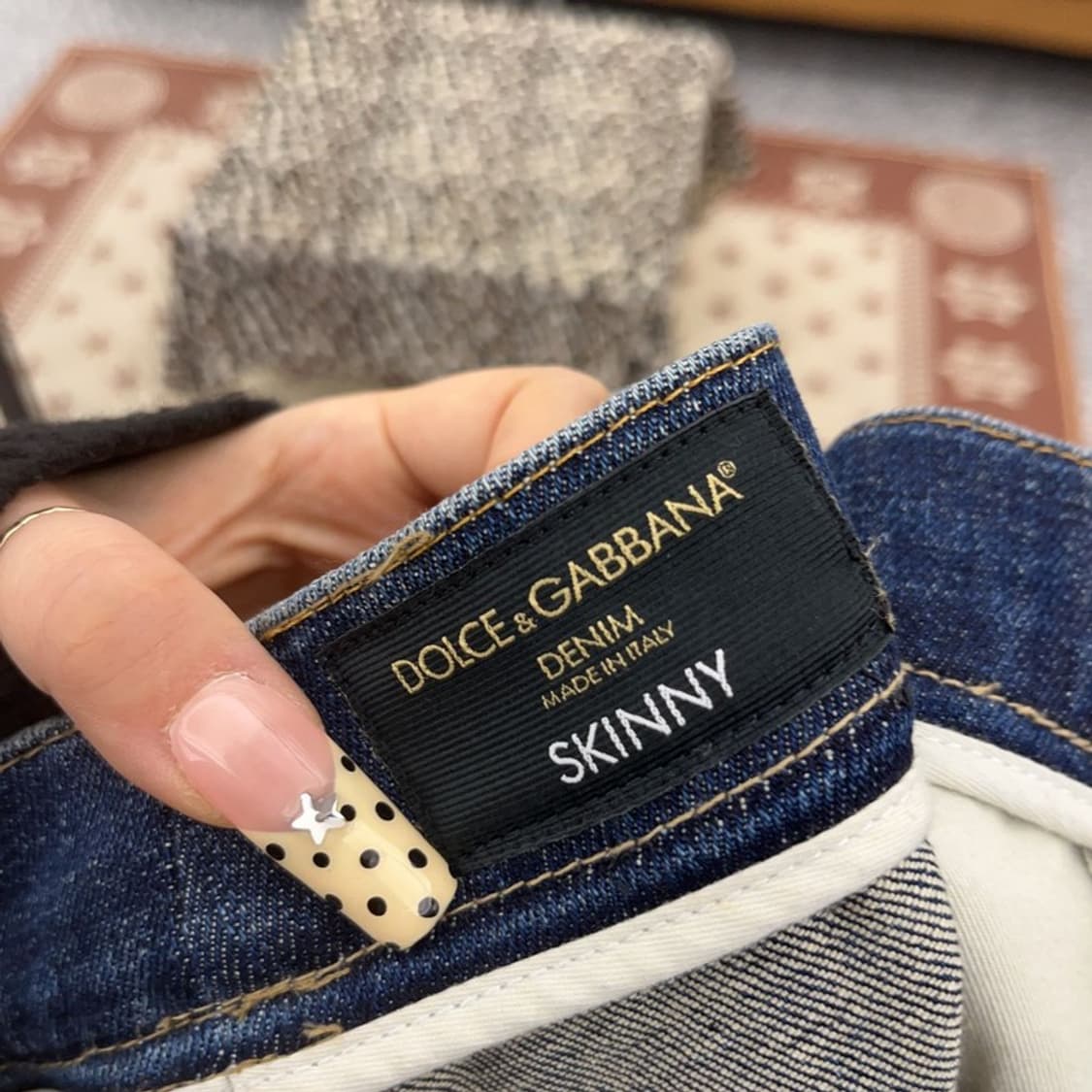 돌체앤가바나 모던시크 캐주얼 힙패치 스키니 데님팬츠 30인치 C09725 상품이미지6