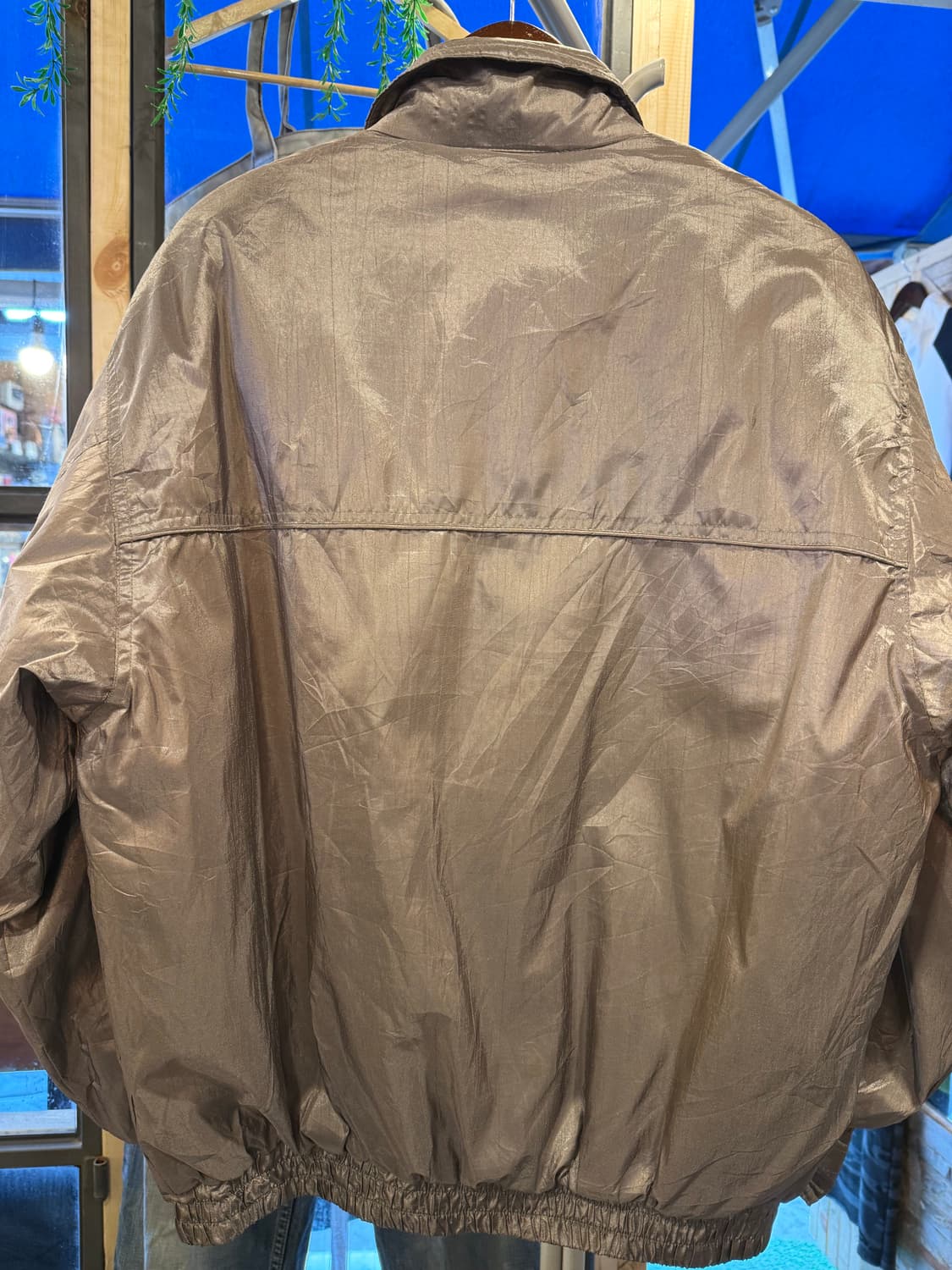 폴로 랄프로렌 블랙포니 그레이시 카키 봄버 자켓 상품이미지3