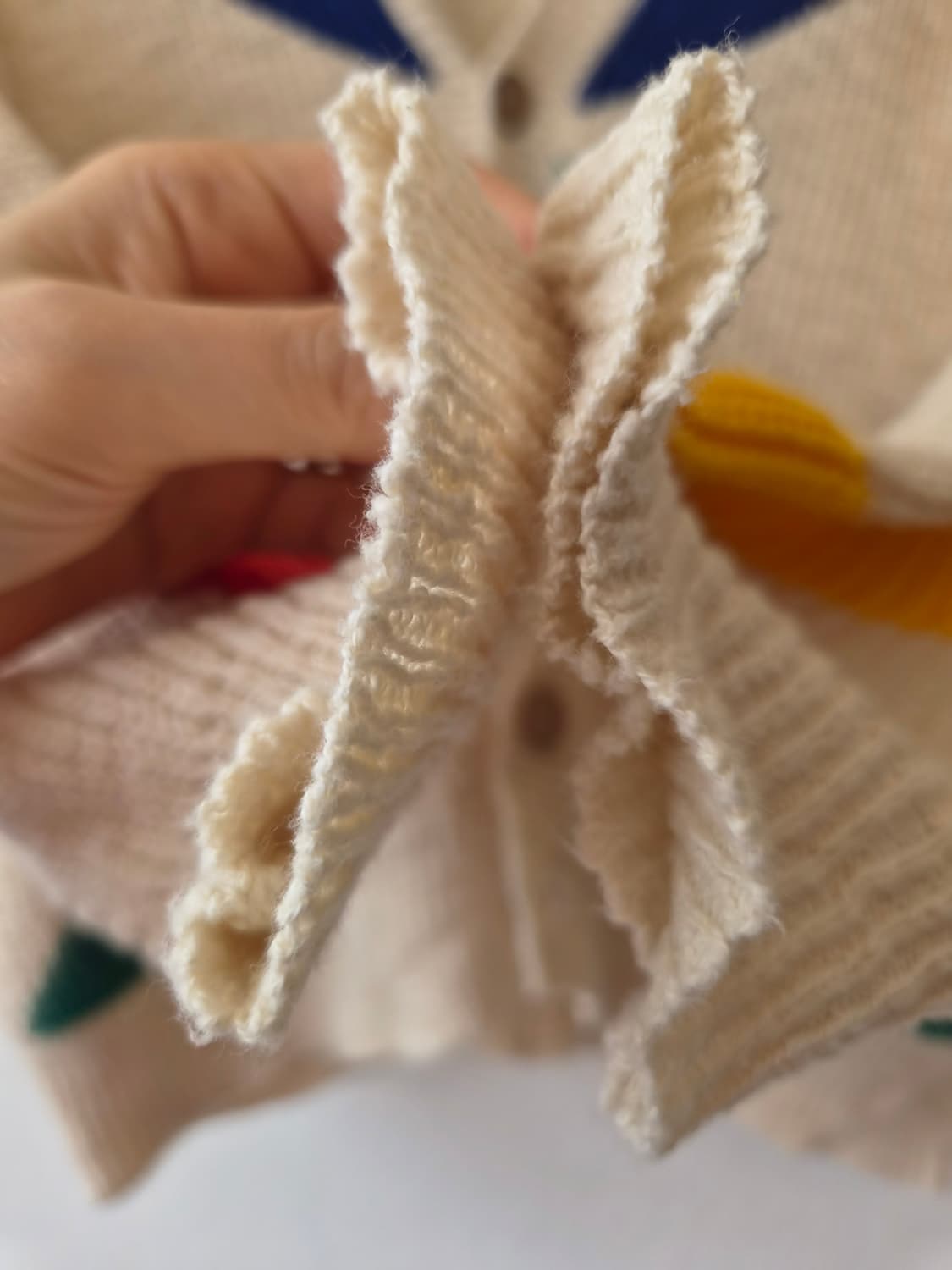 보보쇼츠 키즈 컬러블럭코튼가디건 6-7y(122) 상품이미지4