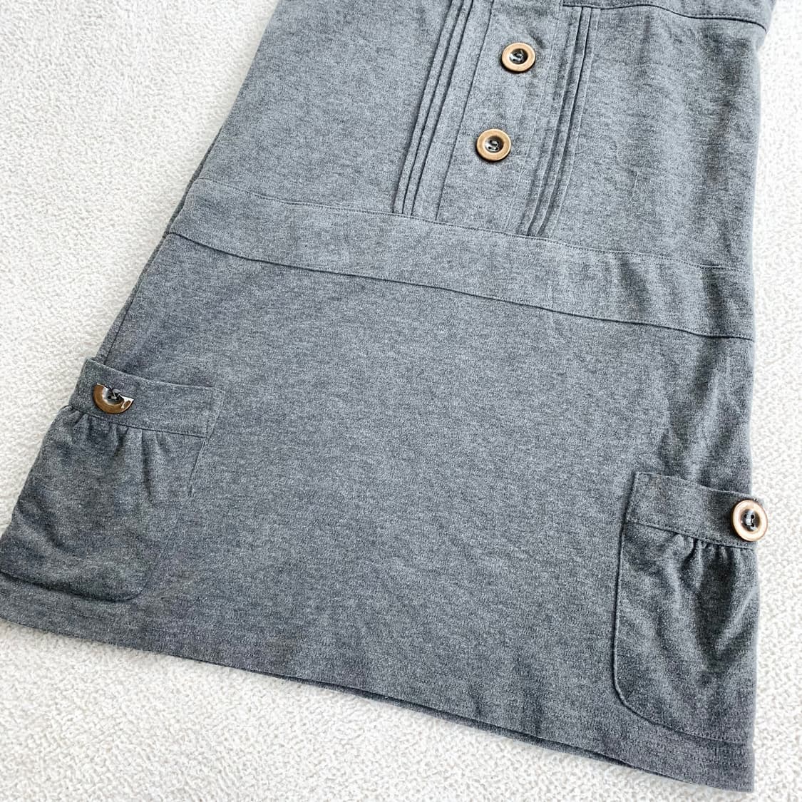 너드모리 ♥ 레이어드 그레이 미니 원피스 상품이미지3