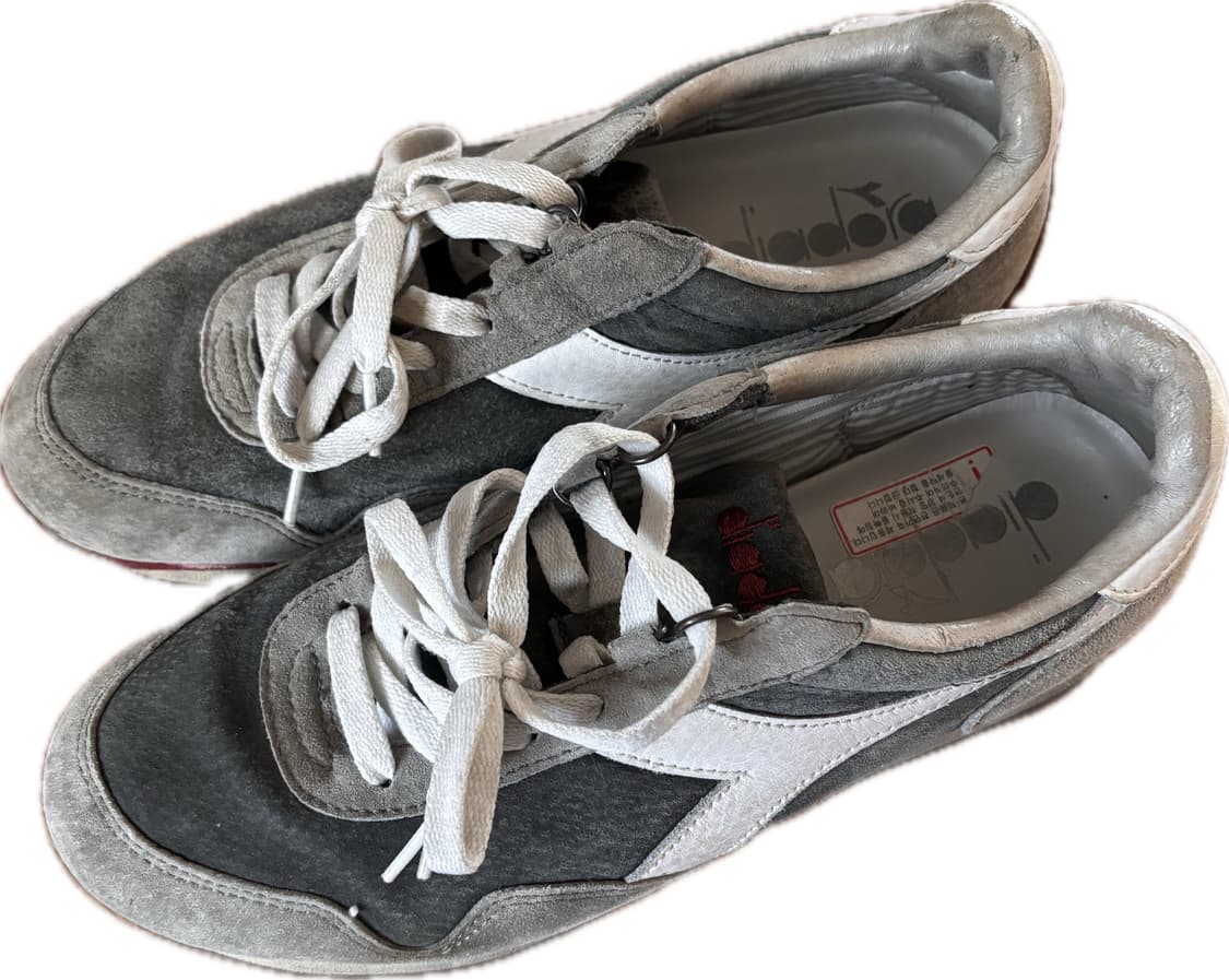 디아도라 워시드 스니커즈 그레이레드 260 상품이미지1