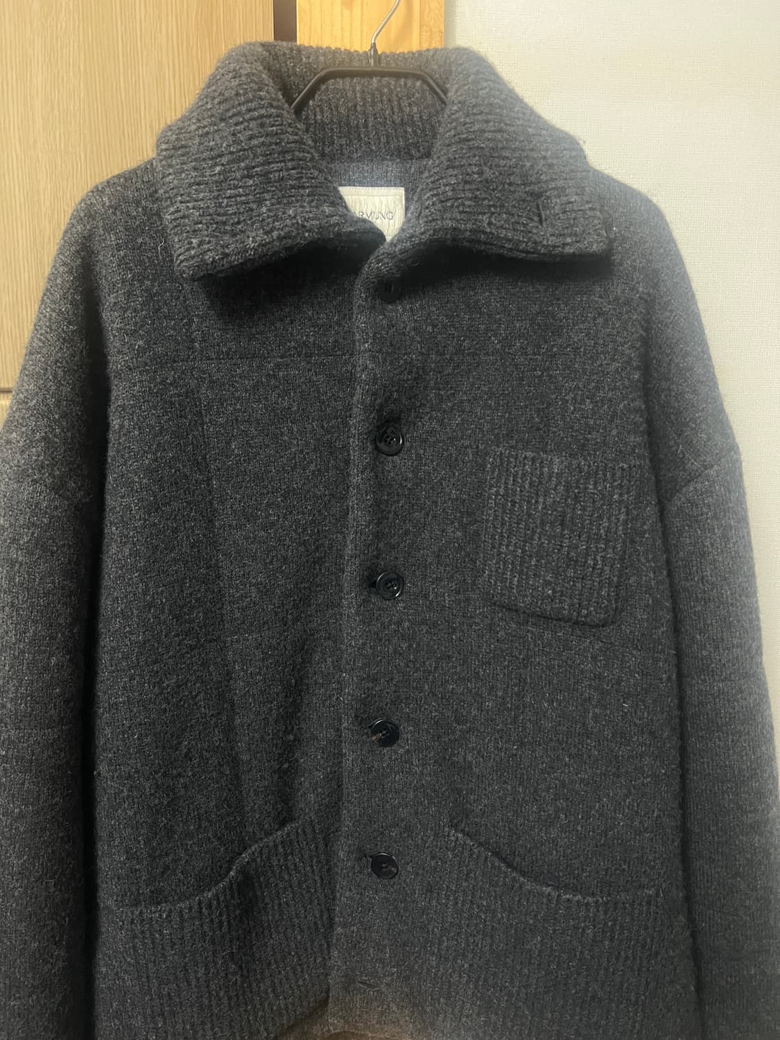 우마뭉 울 니트 자켓 M사이즈 상품이미지2