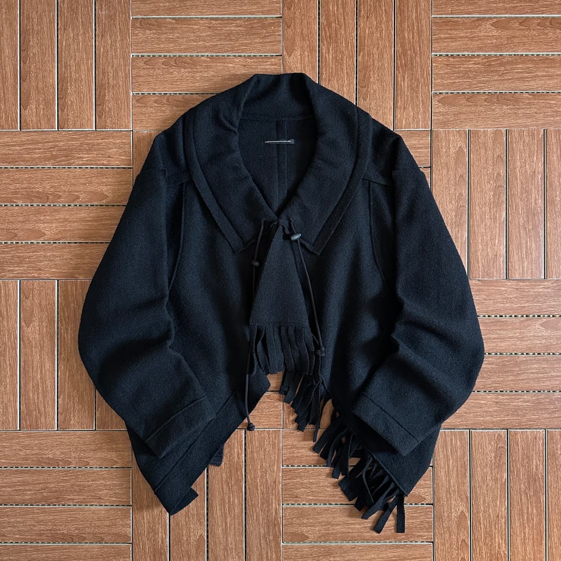 Y’s Yohji yamamoto fringe wool jacket 상품이미지2