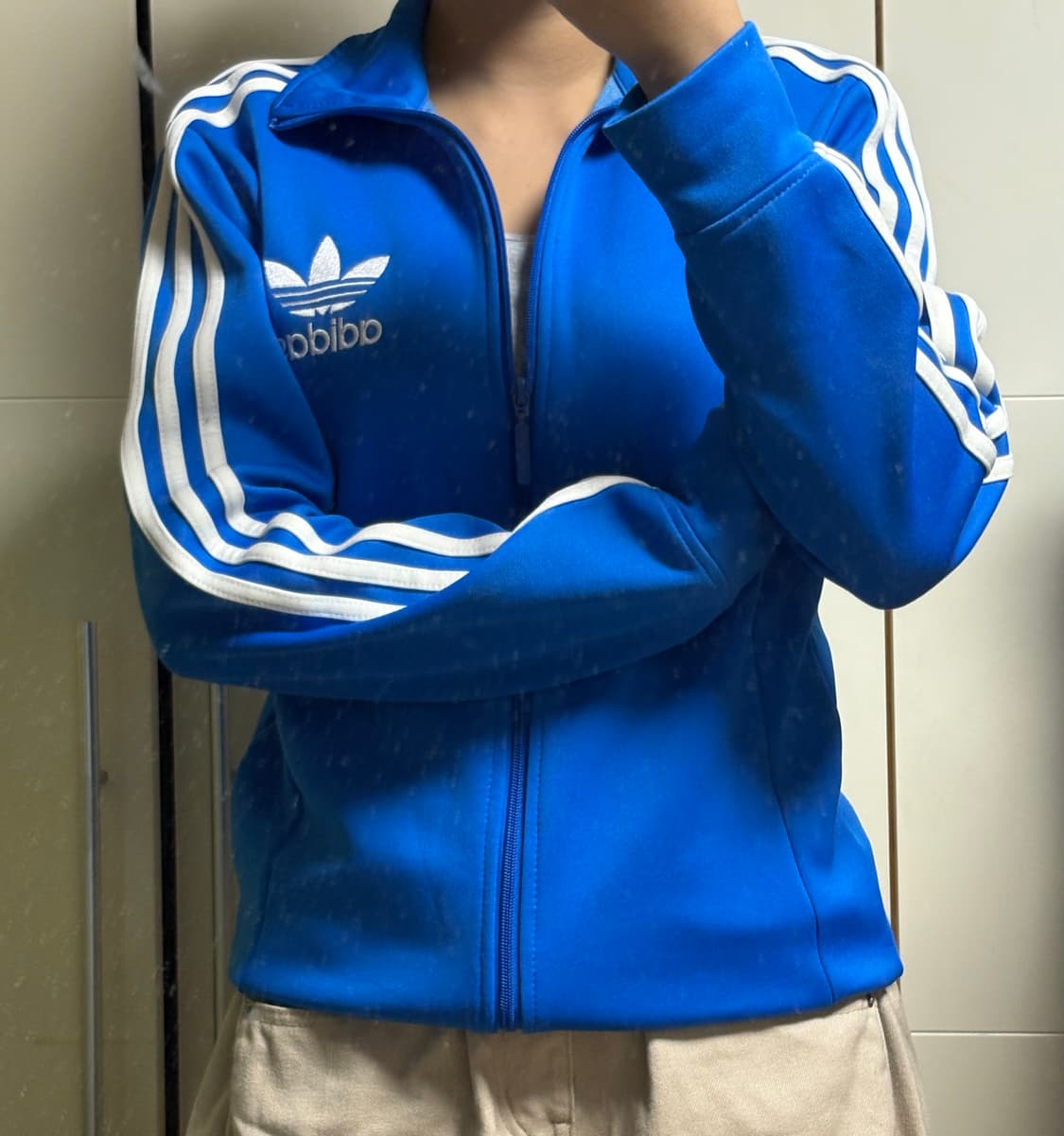 아디다스 빅로고 블루 파랑 져지 상품이미지1