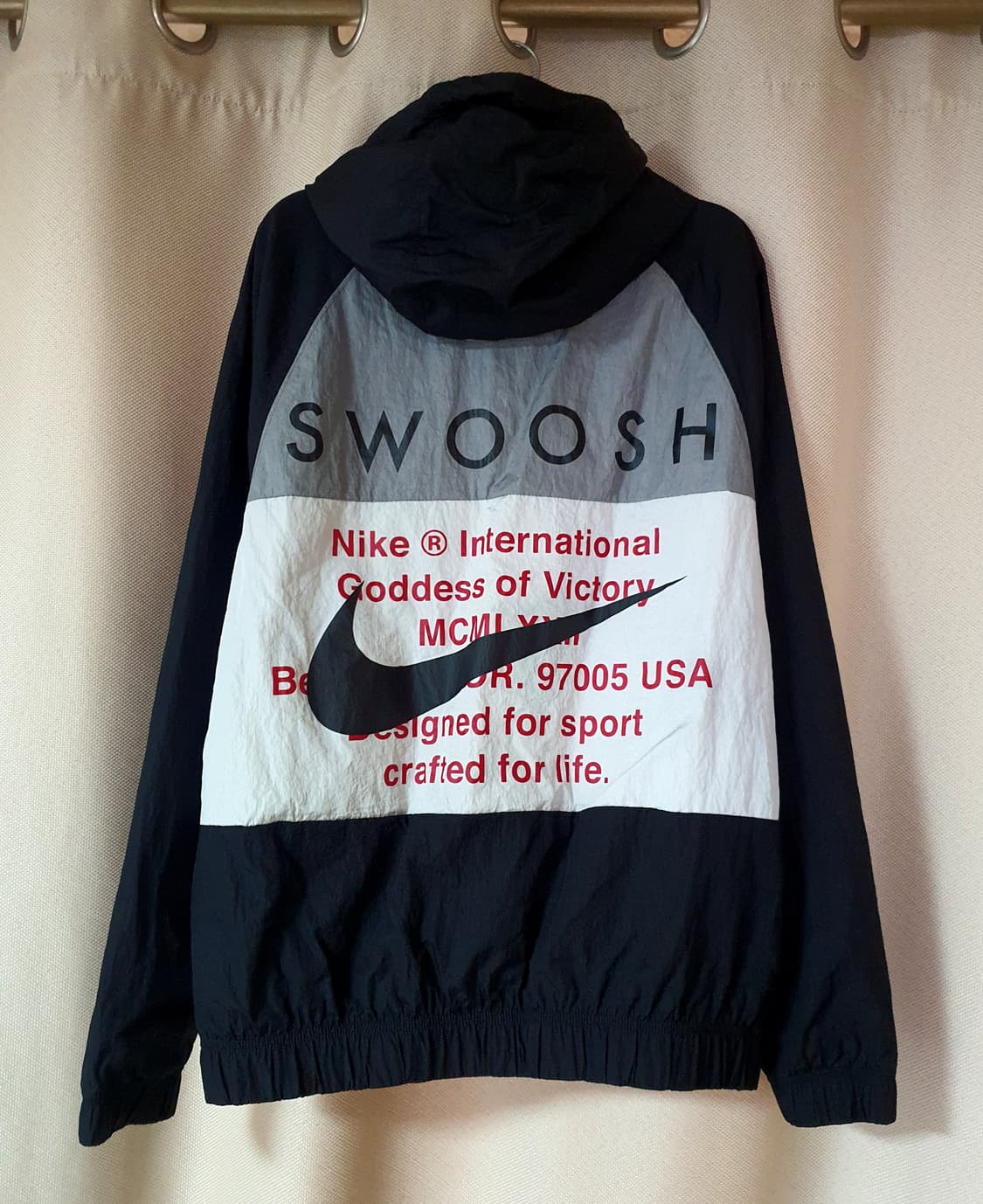 (상태최상) 나이키 더블 스우시 우븐 바람막이 자켓 95 상품이미지2