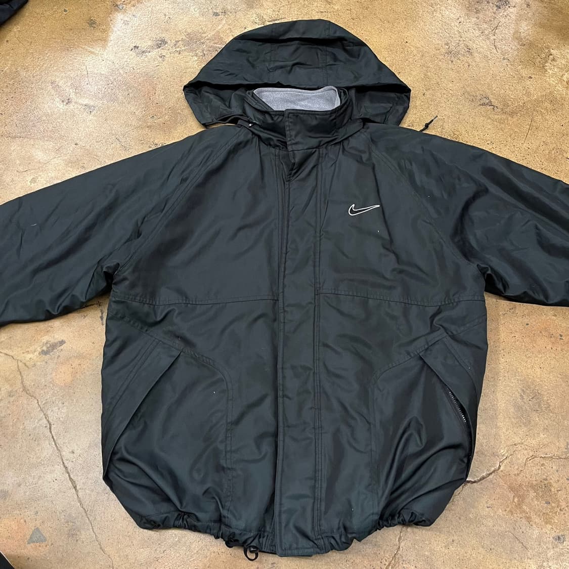 [정품/L] 나이키 블랙 후드 바람막이 자켓 b19 상품이미지3