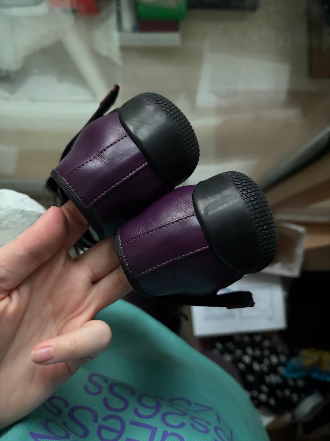 open yy 크로스 밴드 발레 플랫슈즈  상품이미지4