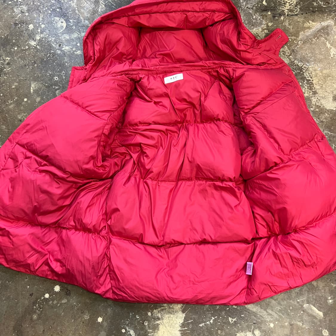 HAE 146 토글단추 오버핏 구스다운 패딩점퍼 떡볶이단추 남여공용 상품이미지7