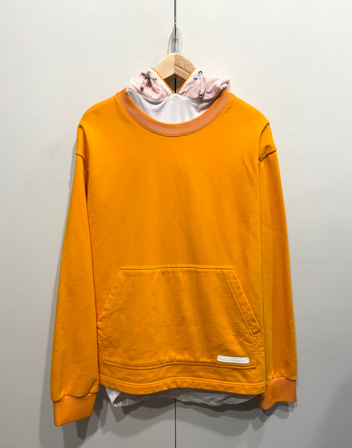 20SS 솔리드옴므 나일론 레이어드 후드티 상품이미지1