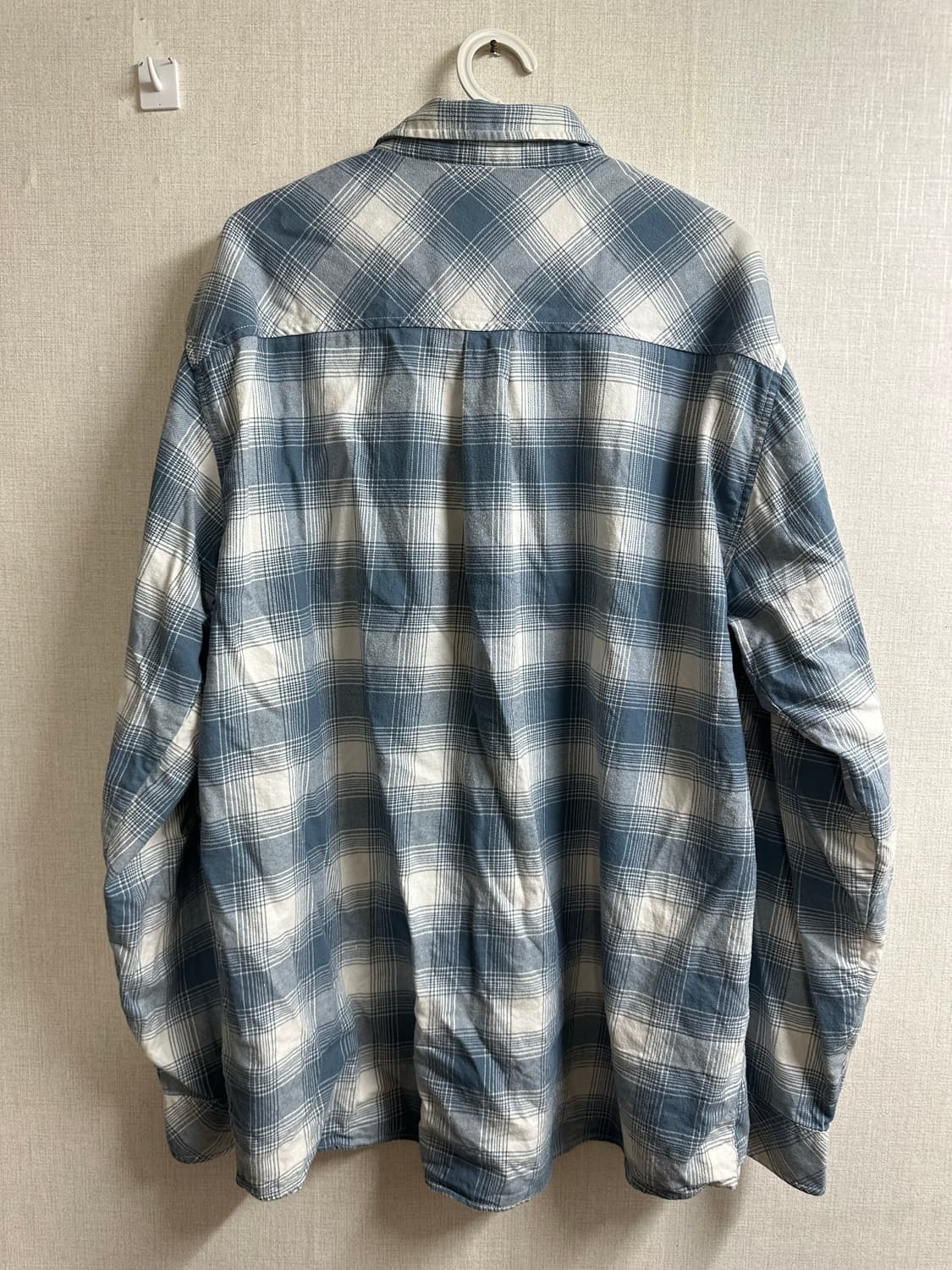 칼하트 블루 체크 셔츠 XL 상품이미지2