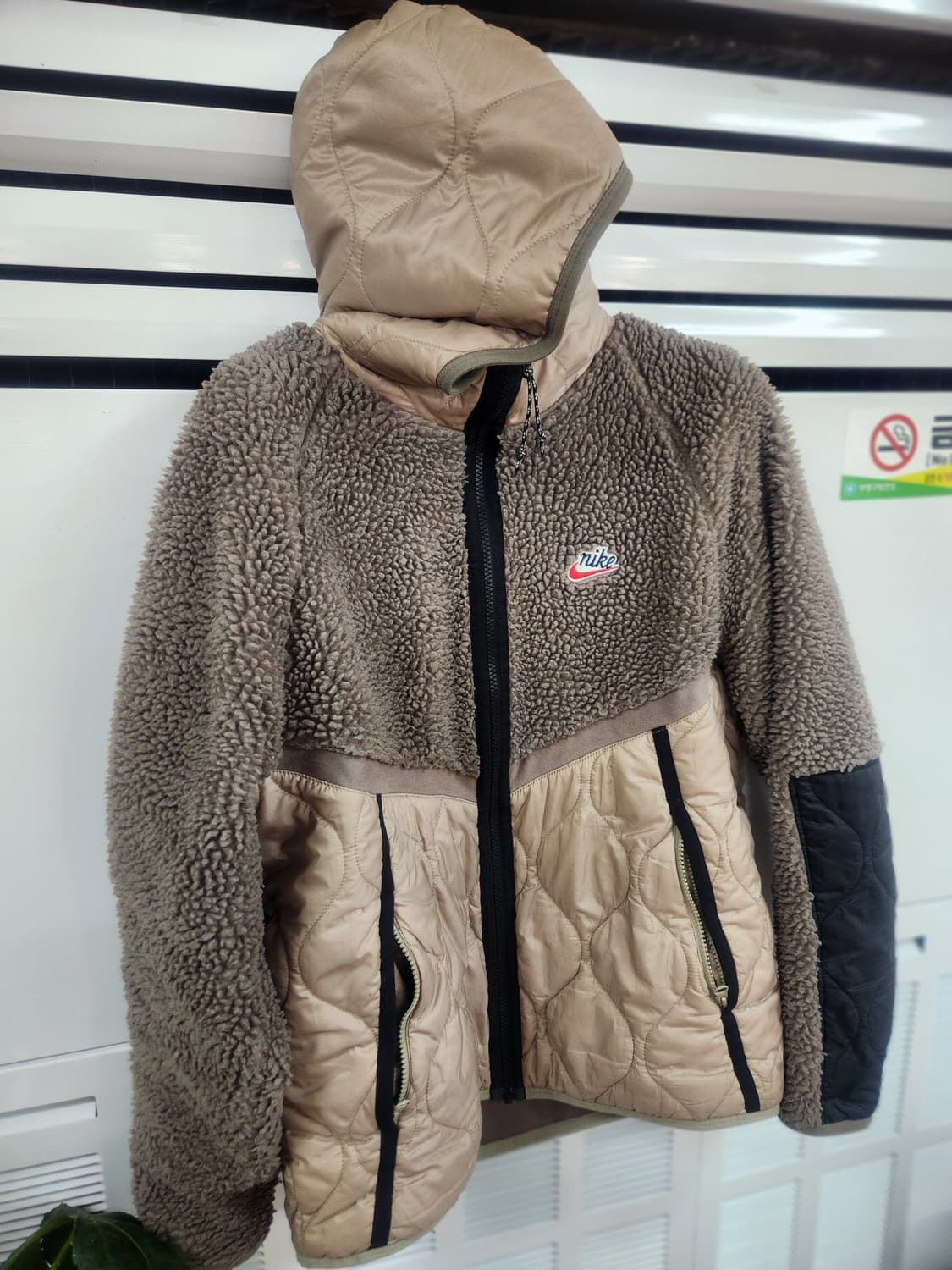 나이키 헤리티지 셰르파 플리스 후드 자켓 XL 상품이미지8