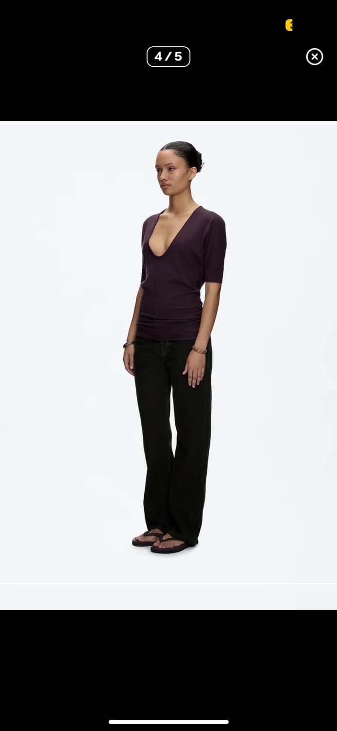 tankair 드롭 니트탑 퍼플 xs 상품이미지4