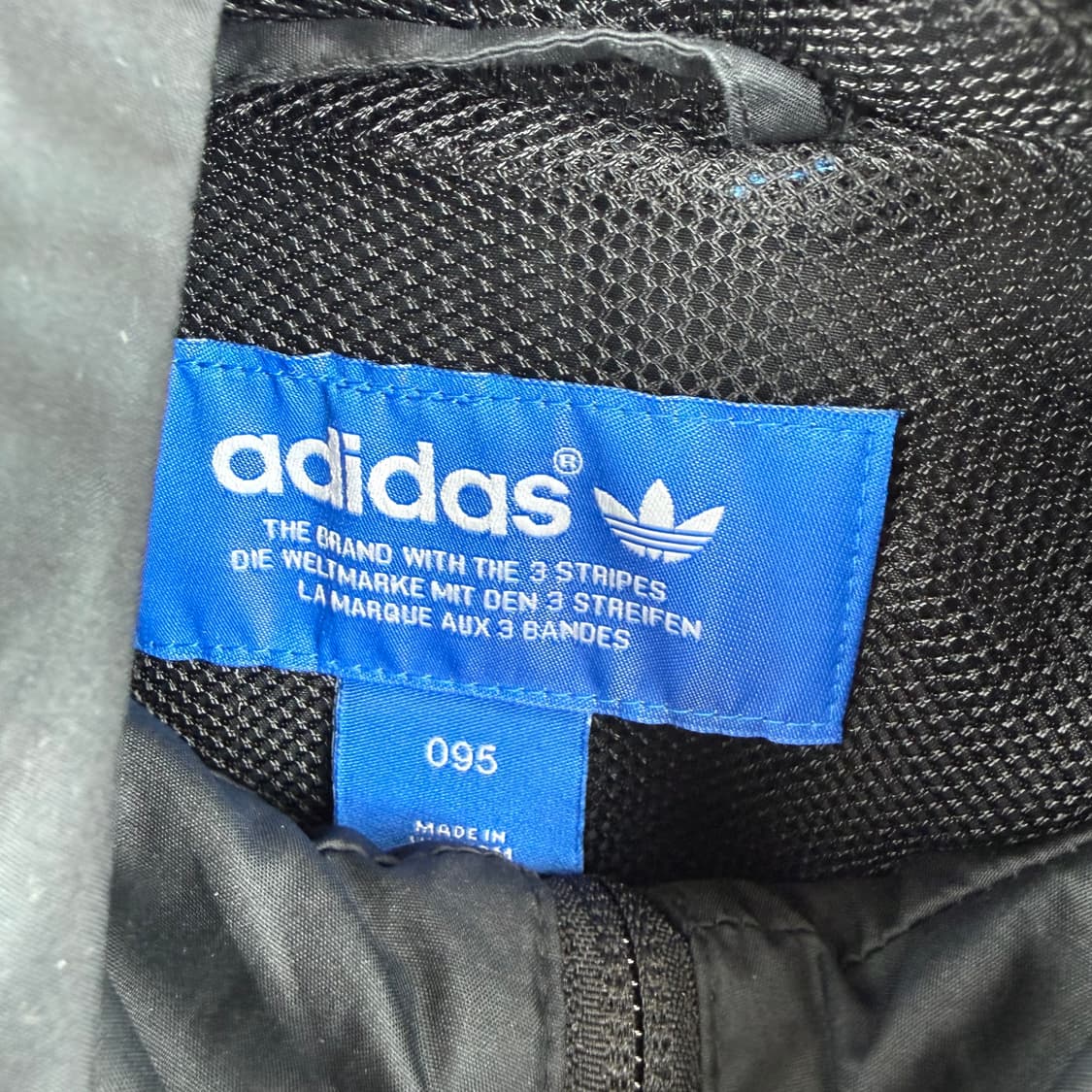 (95) 아디다스 스트릿 이타스카 불꽃 바람막이 자켓 블랙 상품이미지3