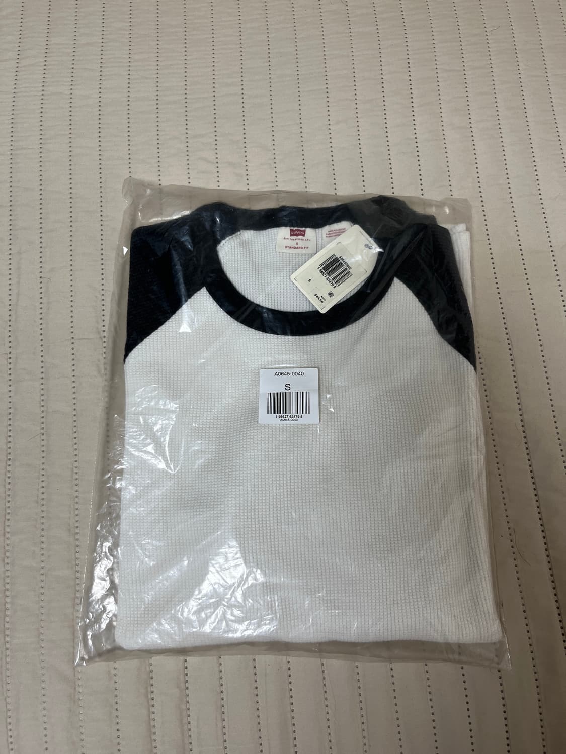 [S] 리바이스 써멀 라글란 와플 롱슬리브 티셔츠 새상품 상품이미지3