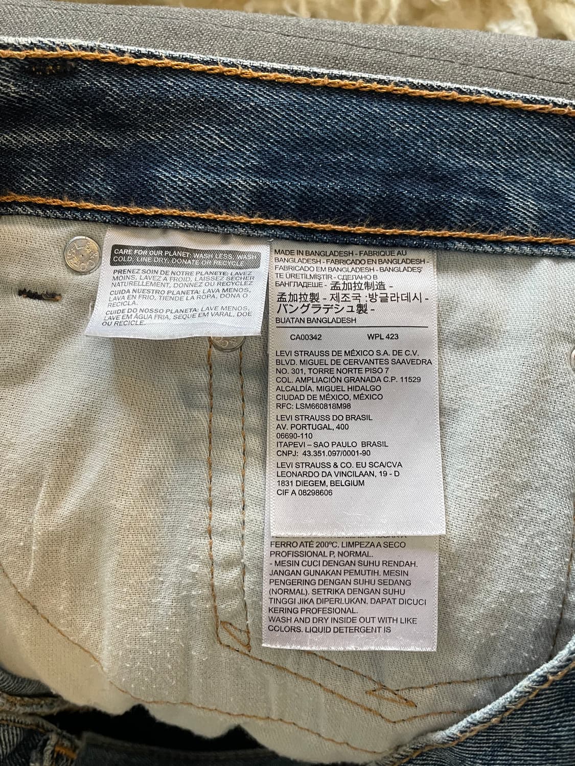 리바이스 505 데님 팬츠 상품이미지2