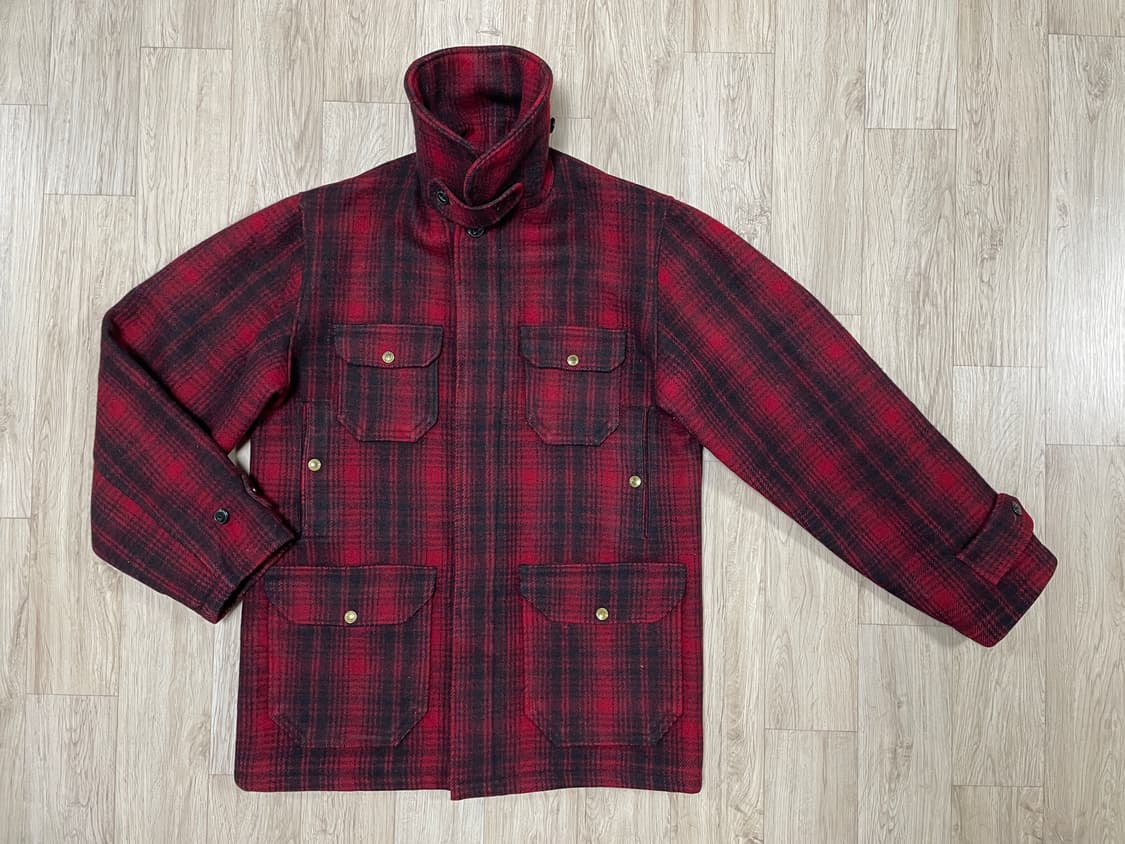 100) 40's 울리치 체크 울 매키노자켓(RRL&LVC&폴로) 상품이미지3