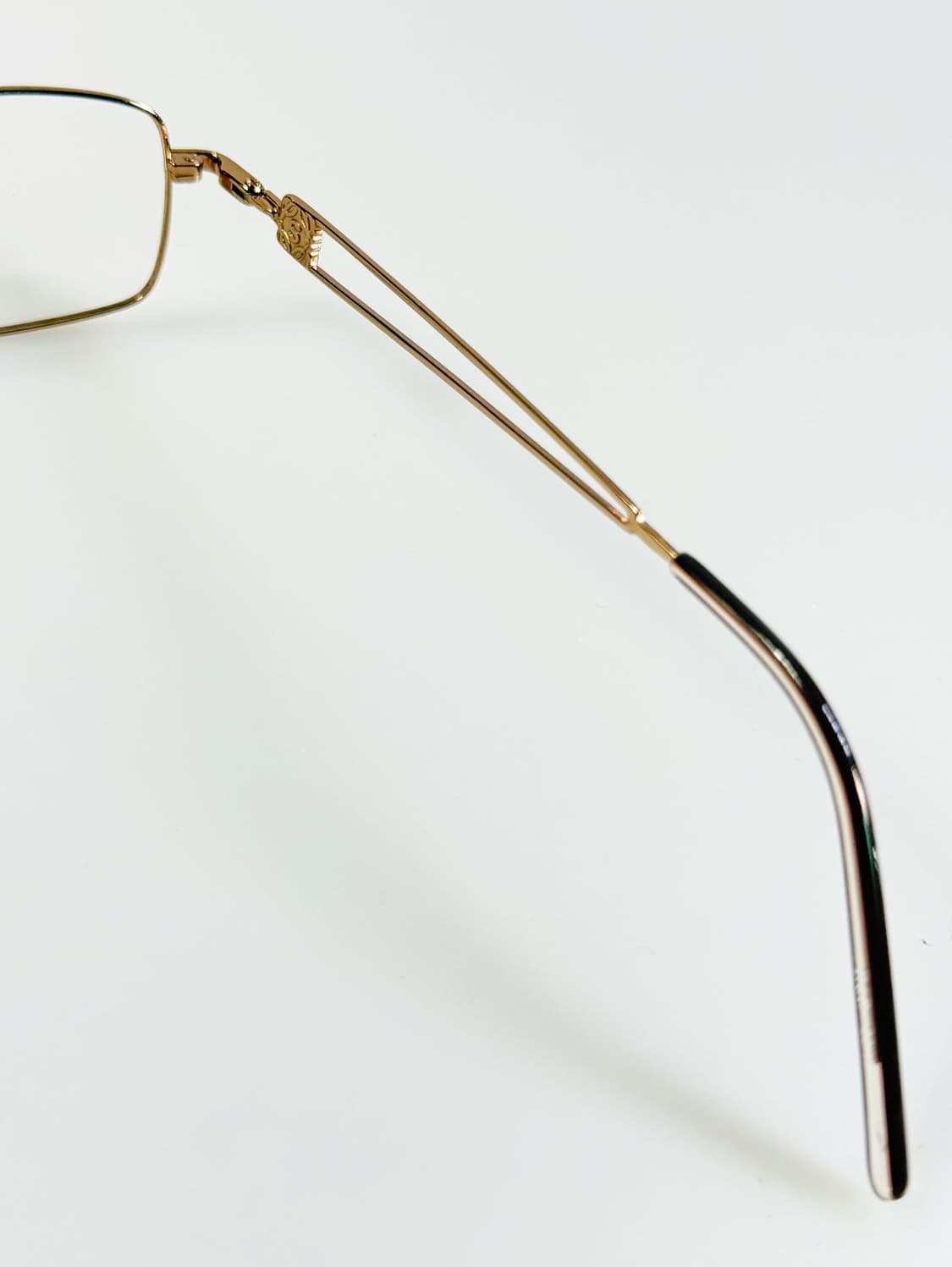 R&B EYEWEAR 골드 슬림 스퀘어 메탈 빈티지 안경 상품이미지6