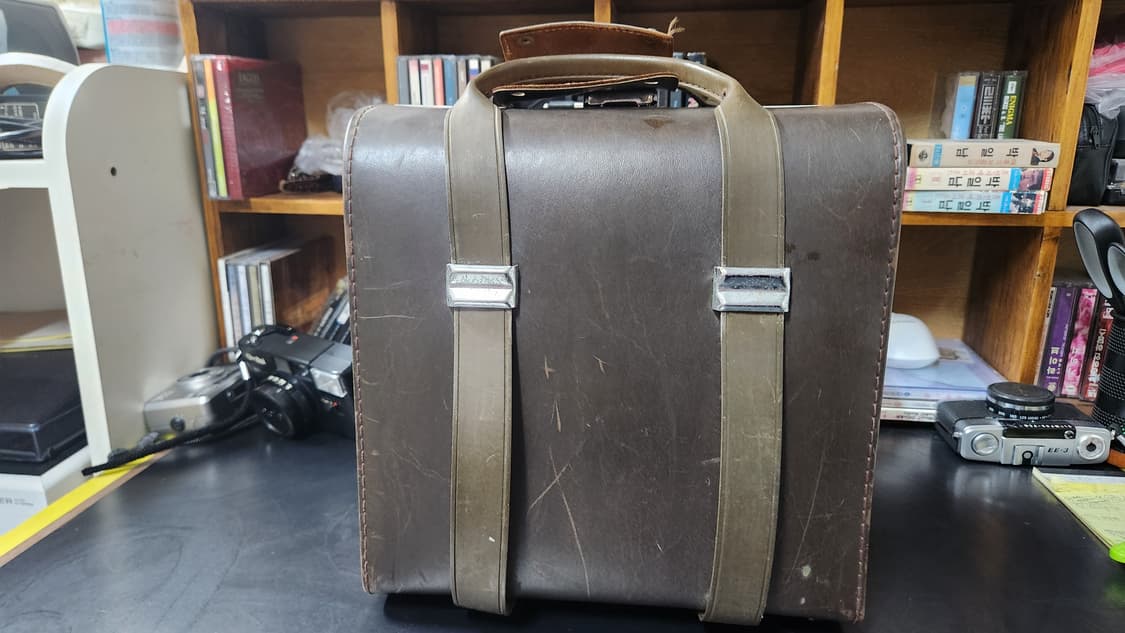 빈티지 가죽 카메라 가방 상품이미지1