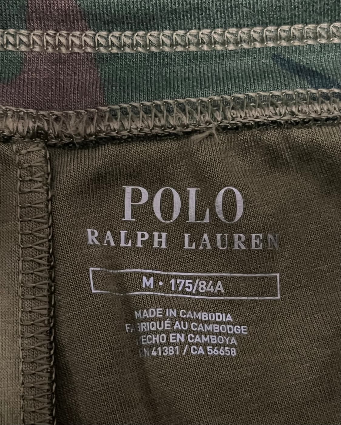 폴로 랄프로렌 카모 조거 M 상품이미지3