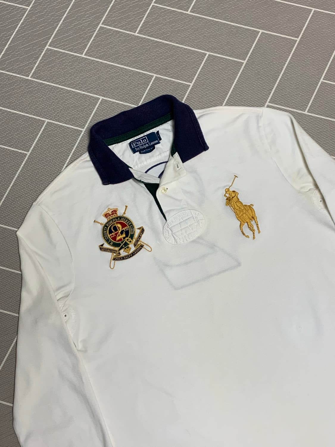 폴로 빅포니 긴팔 화이트 상품이미지2