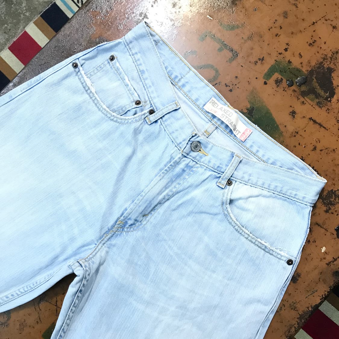 리바이스 559 아이스블루 연청 데님 팬츠 허리 30 31 상품이미지5
