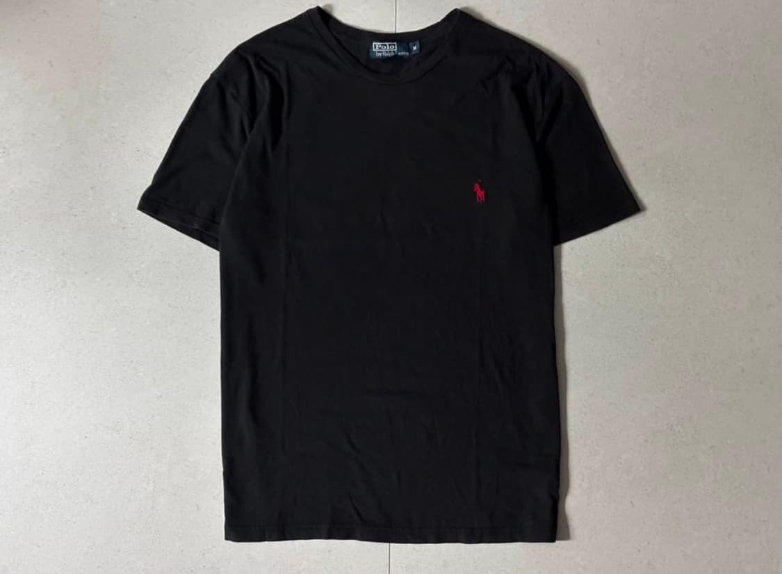 폴로 랄프로렌 검정 반팔 티셔츠 상품이미지1