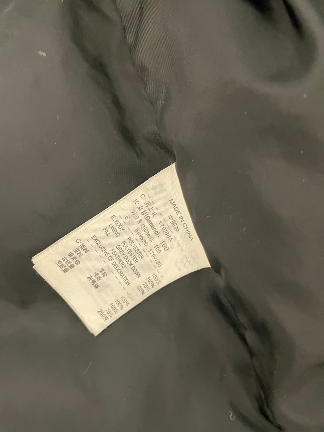 나이키 인터밀란 다운 패딩 상품이미지4