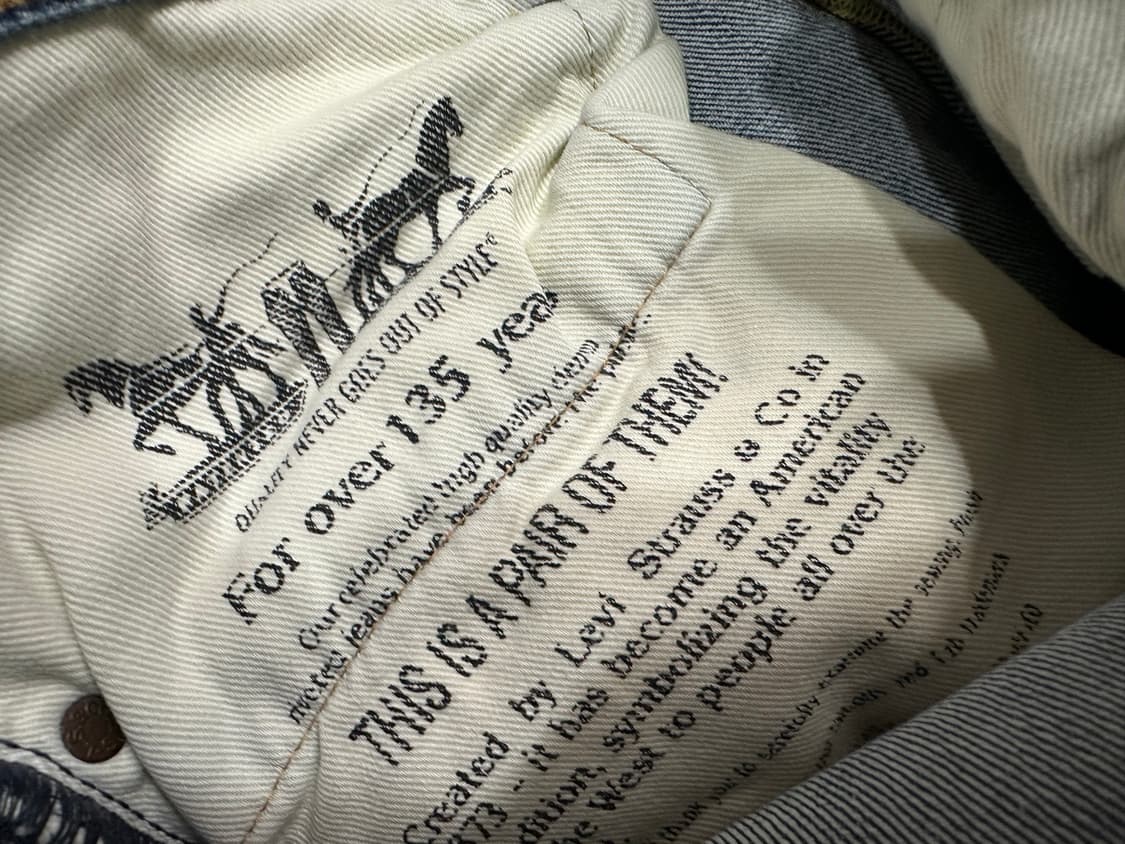리바이스 Levis 502 워시드 데님 팬츠 W32 빈티지 청바지 상품이미지10