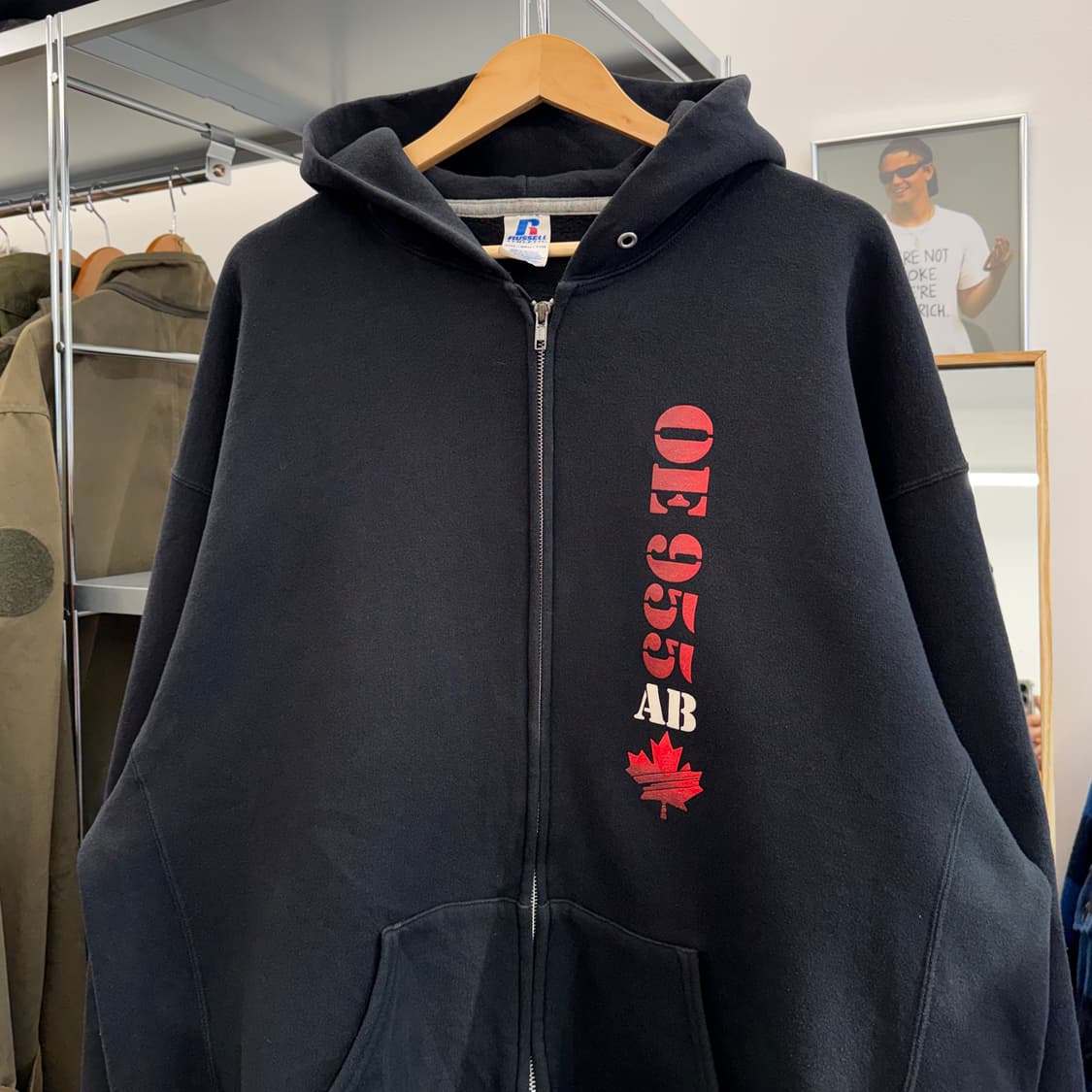 러셀 빈티지 스웻 후드 집업 (2XL)   상품이미지2