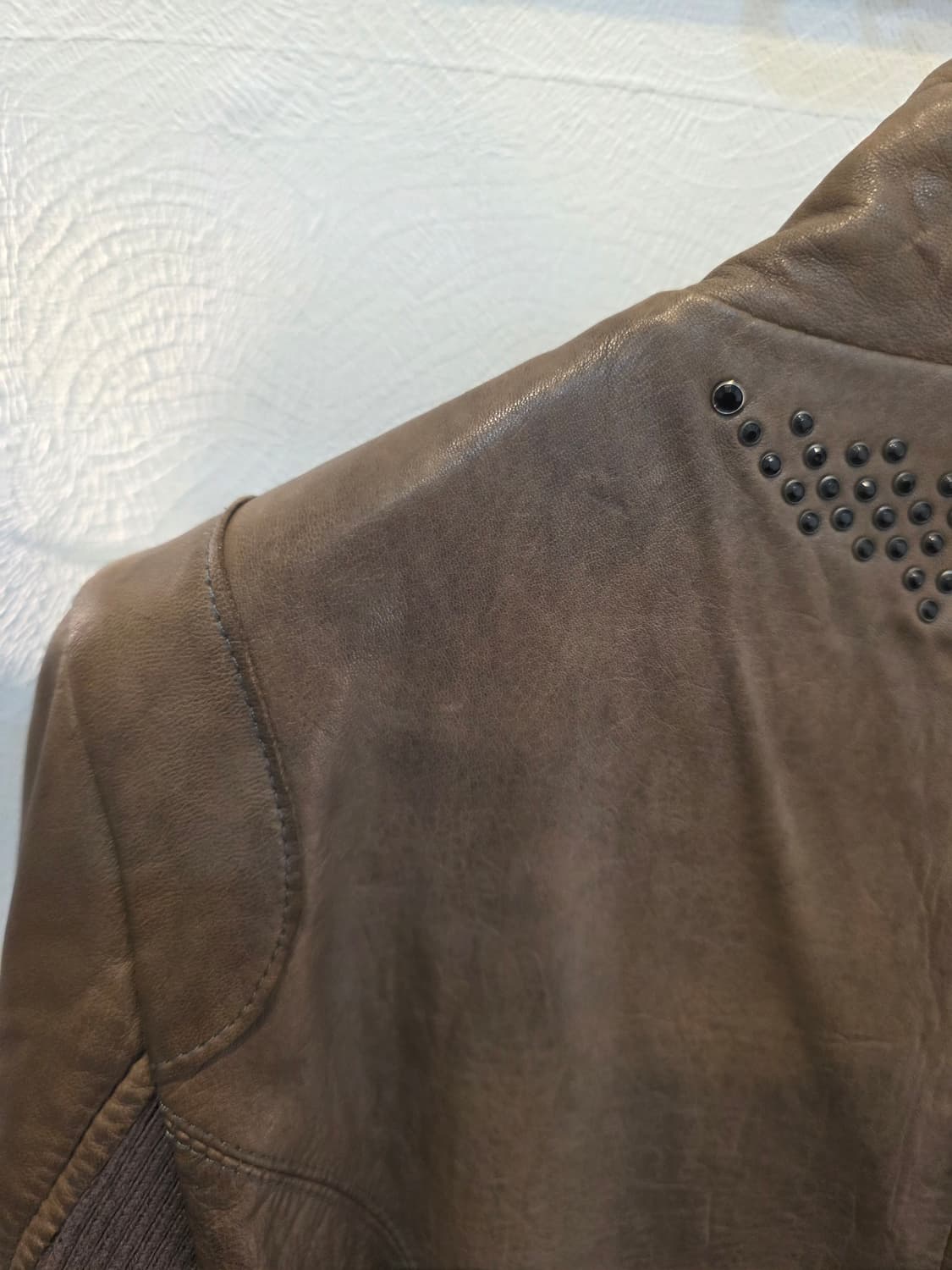 쟈딕 앤 볼테르 브라운 가죽 자켓 상품이미지6