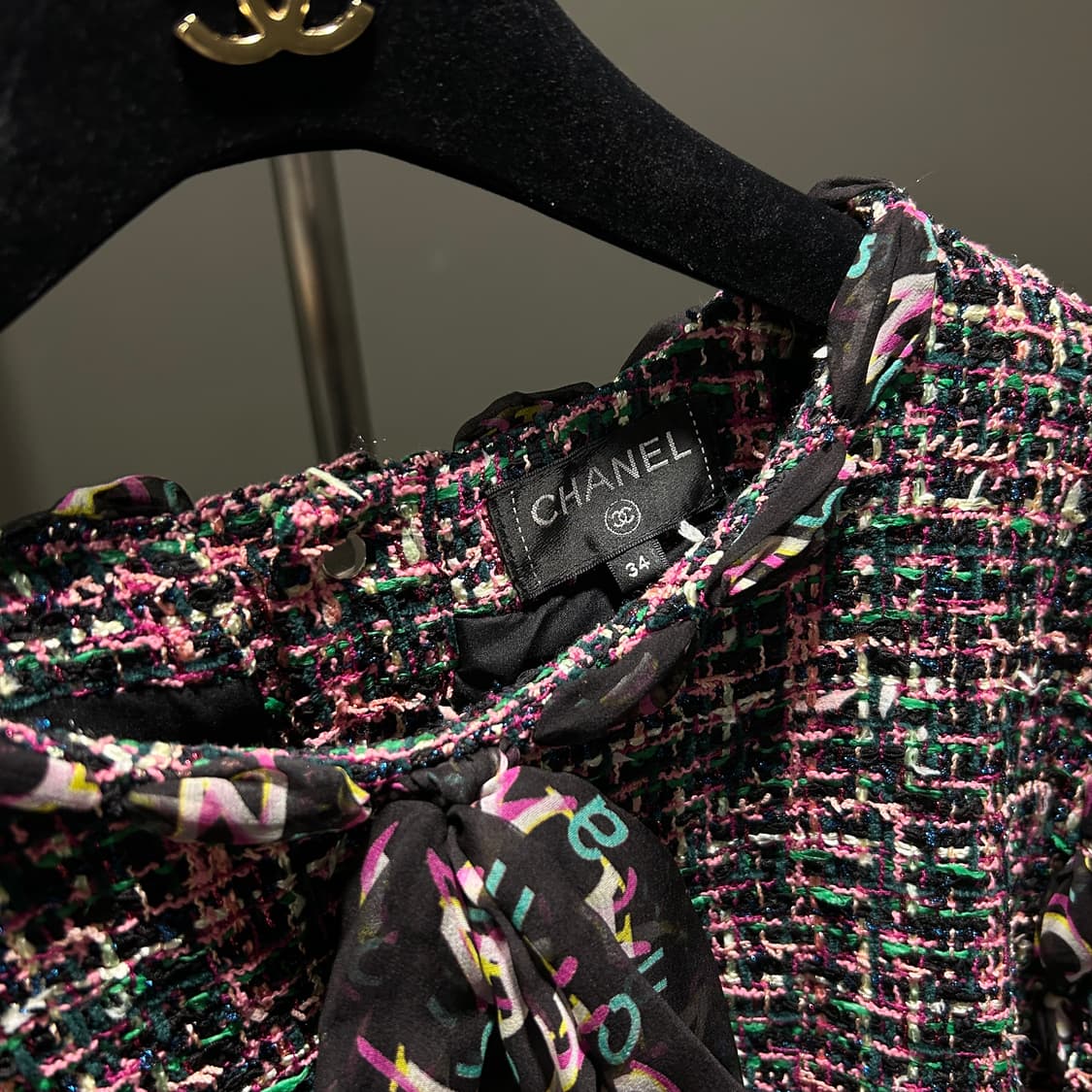 샤넬 스카프 트위드 탑 상품이미지3