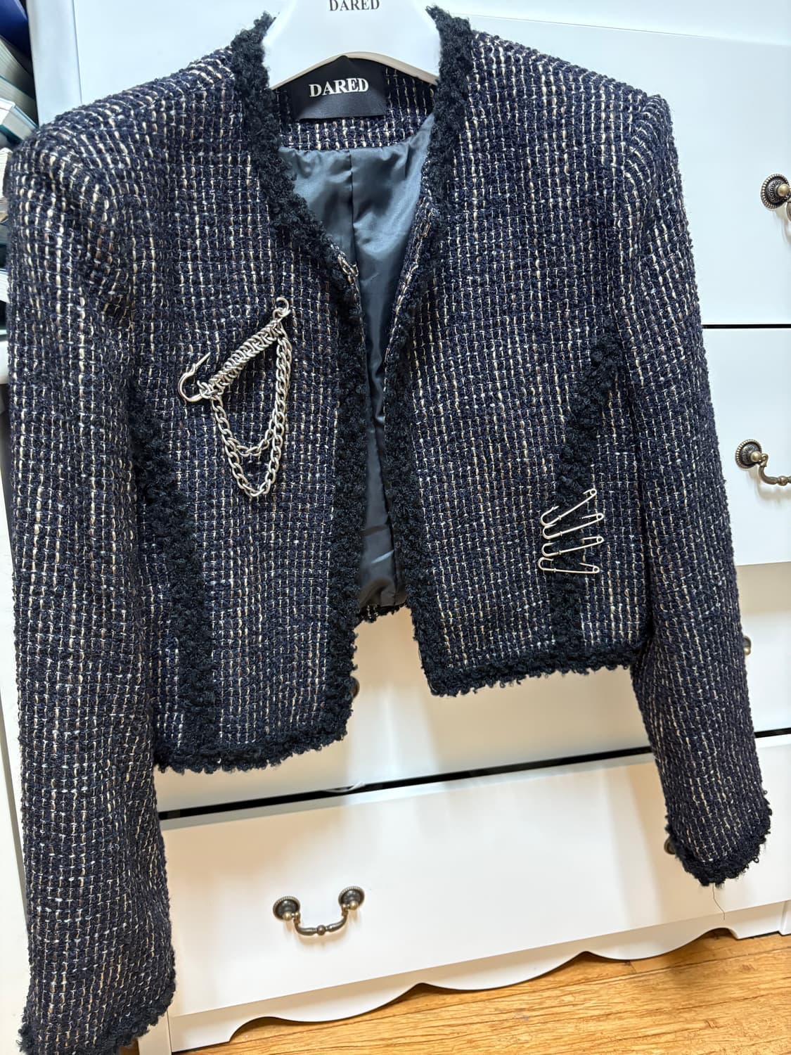 데어드 트위드 자켓 상품이미지4